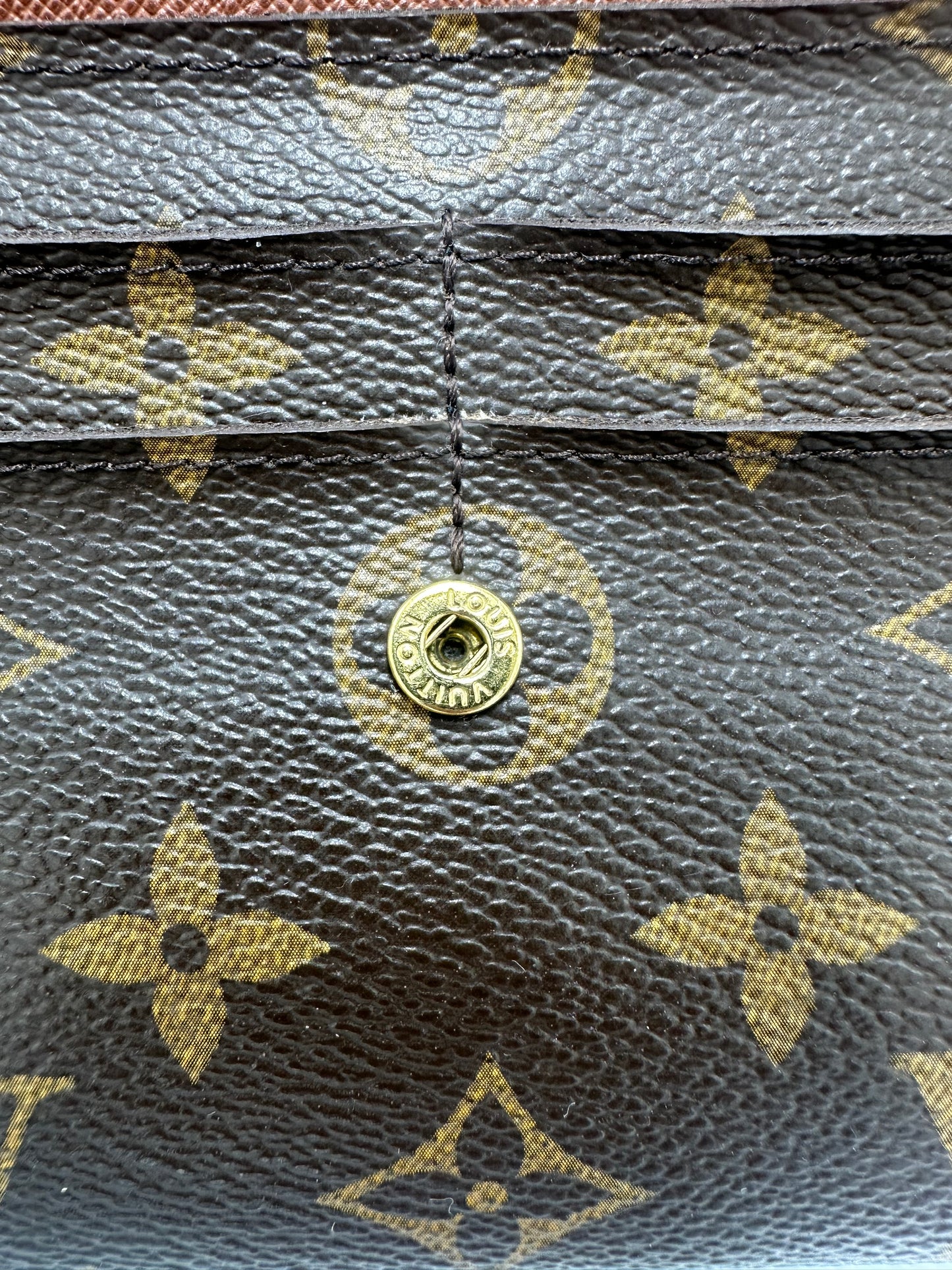 Louis Vuitton Monogram Sarah Luxury Designer Wallet