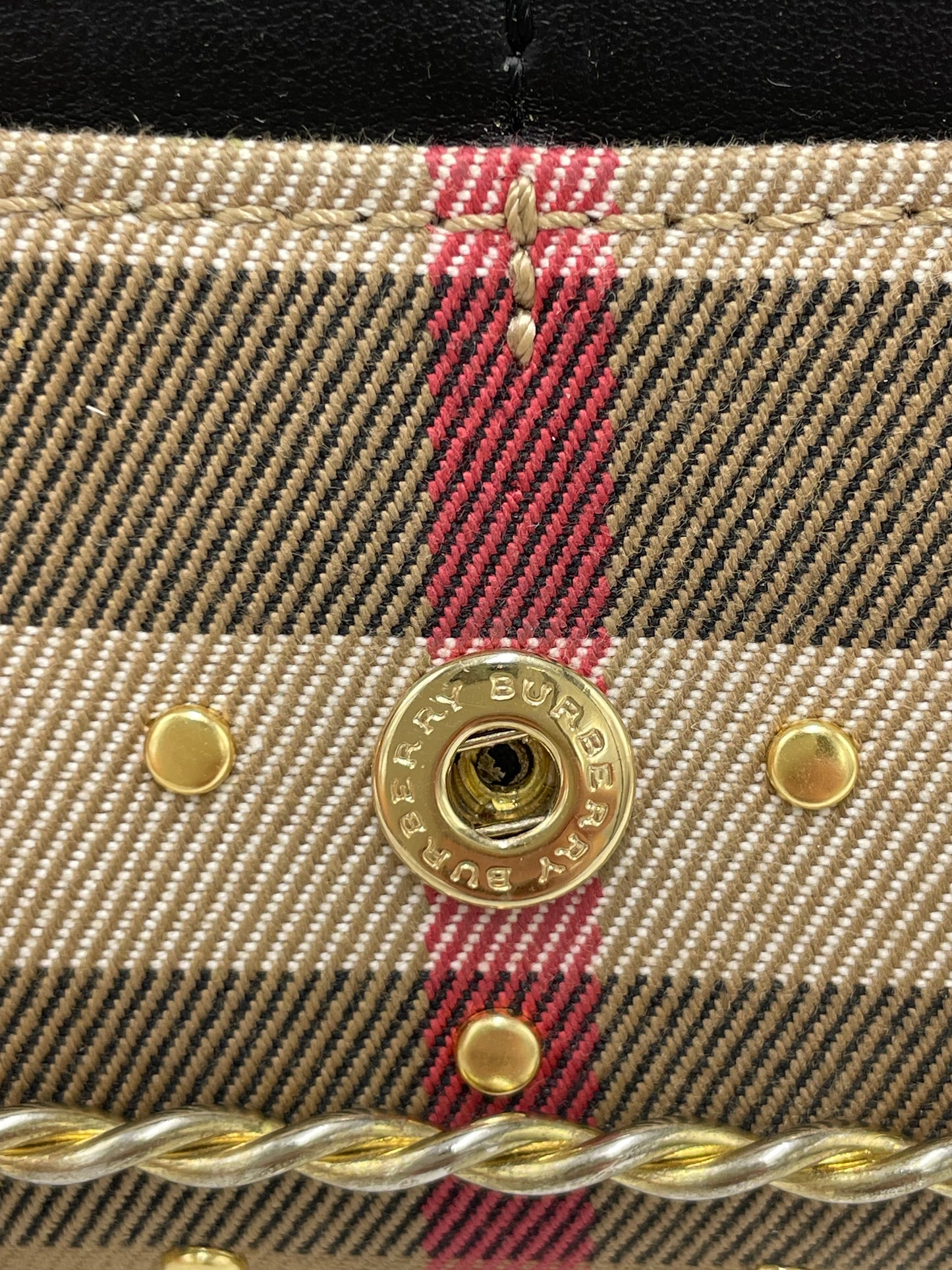 Burberry Derby Round Studs Luxury Wallet