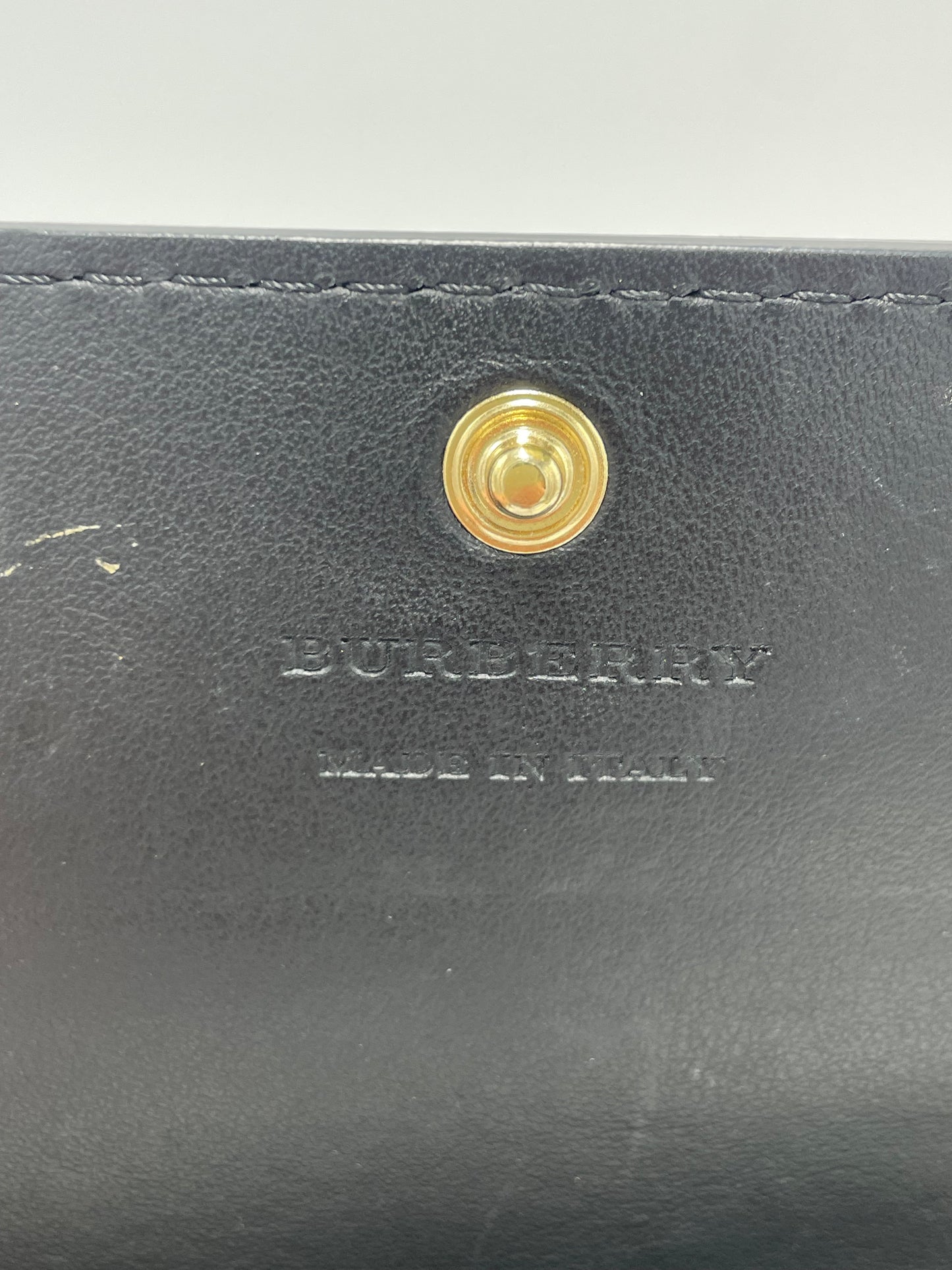 Burberry Derby Round Studs Luxury Wallet