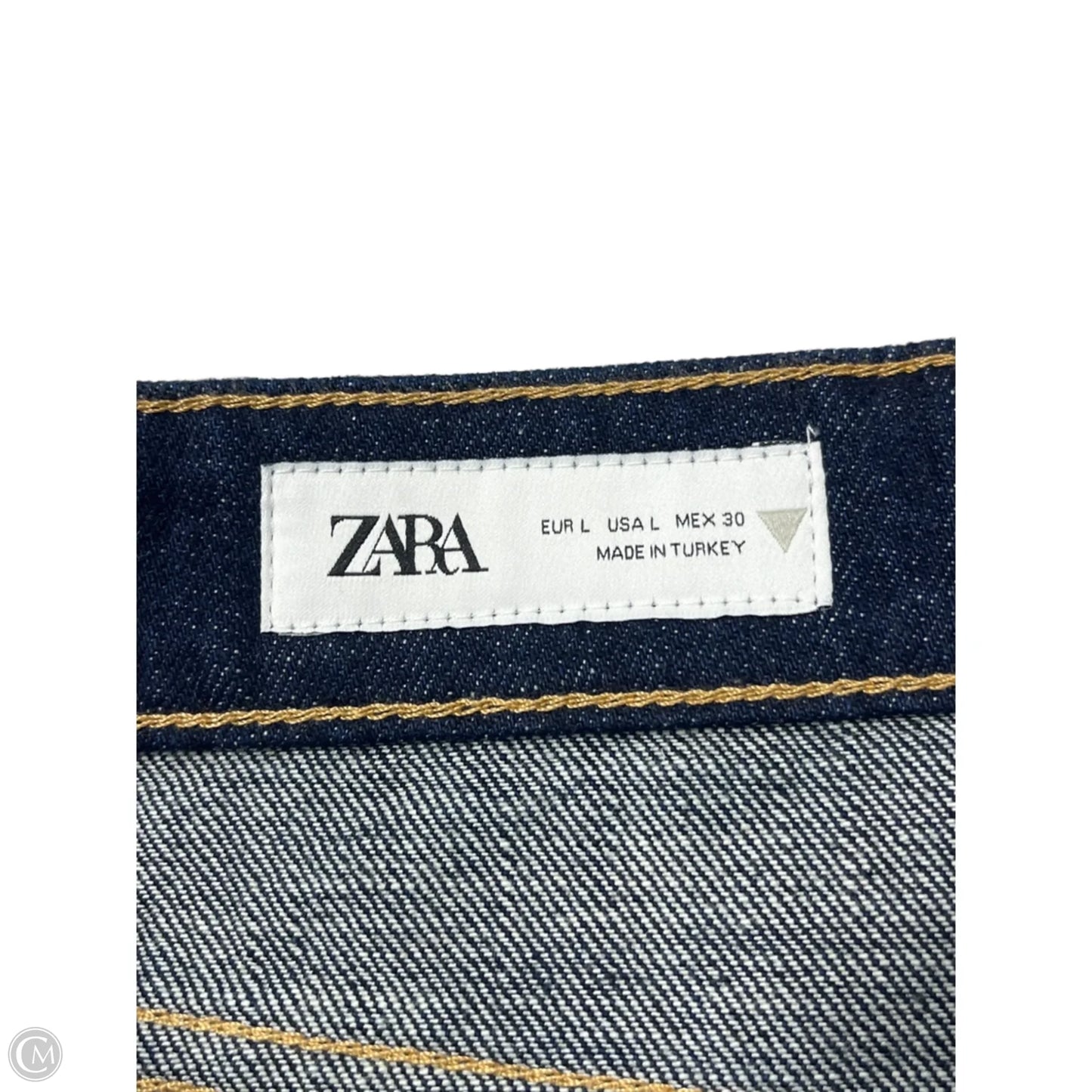 Skirt Mini & Short By Zara In Blue, Size: L