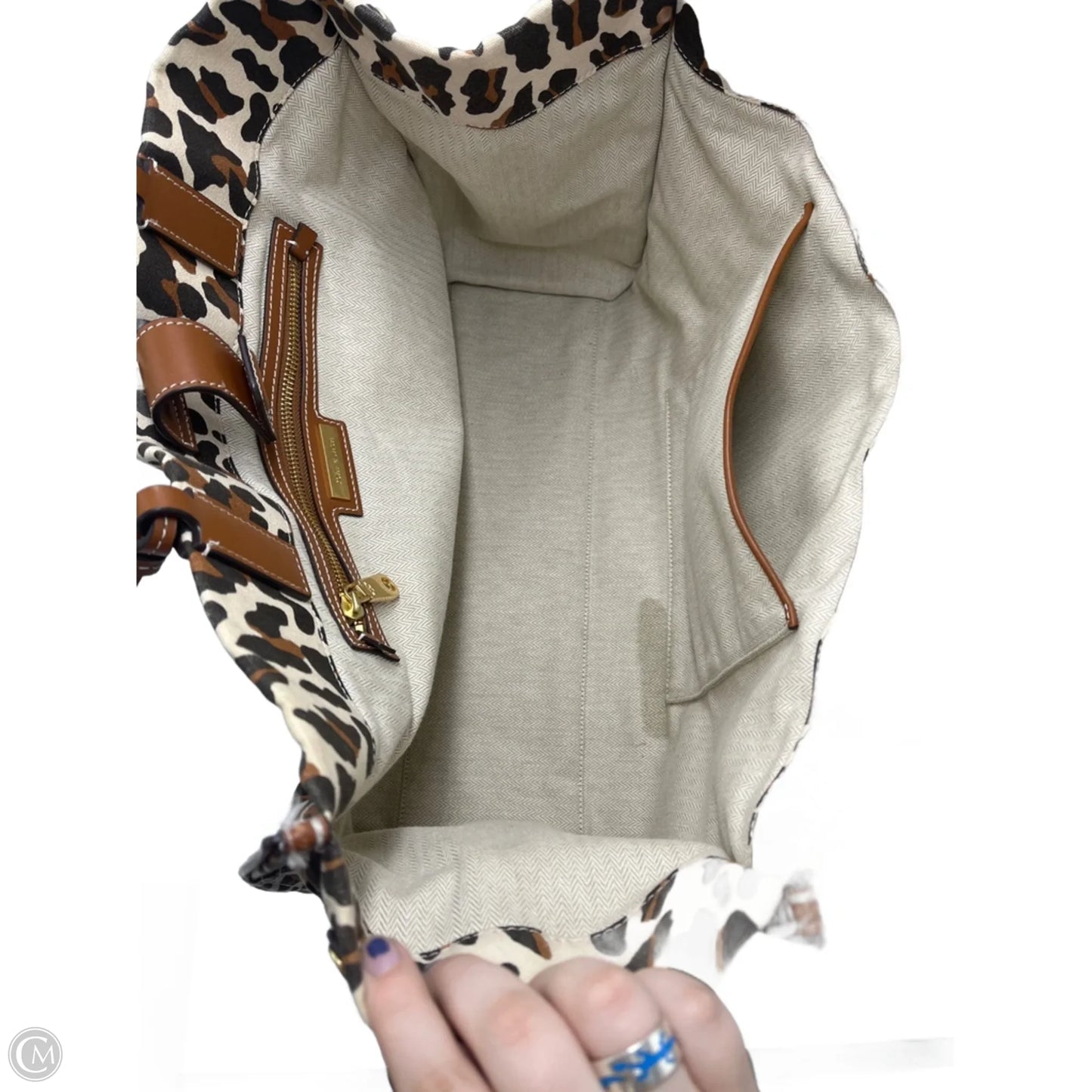 Tory Burch Ella Animal Print Designer Tote