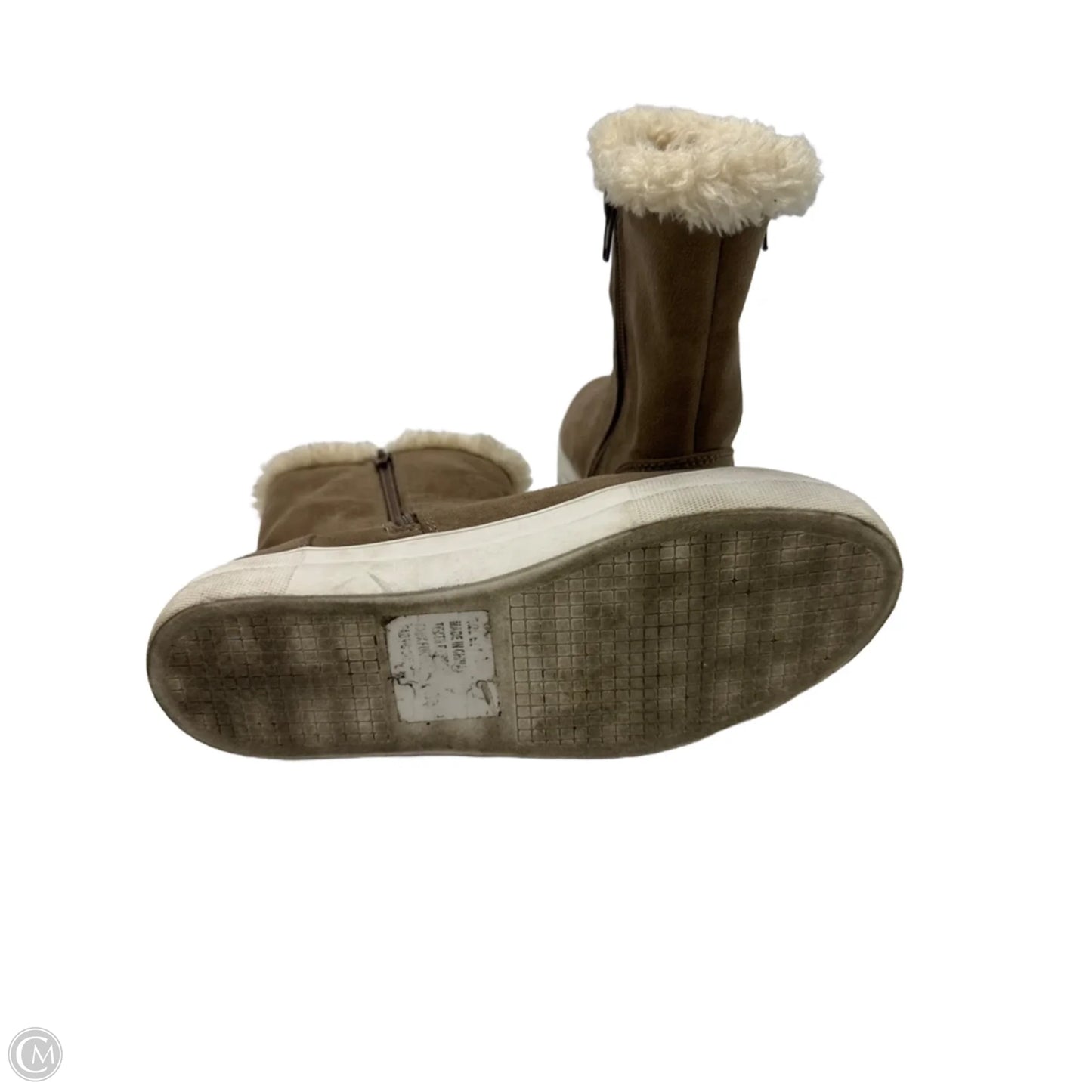 Boots Ankle Flats By Mia In Beige, Size: 7