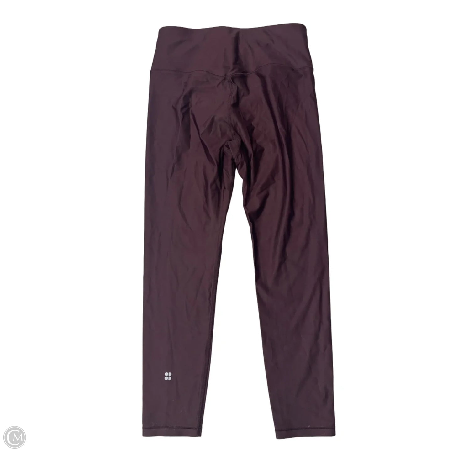Athletic Leggings By Sweaty Betty In Maroon, Size: M
