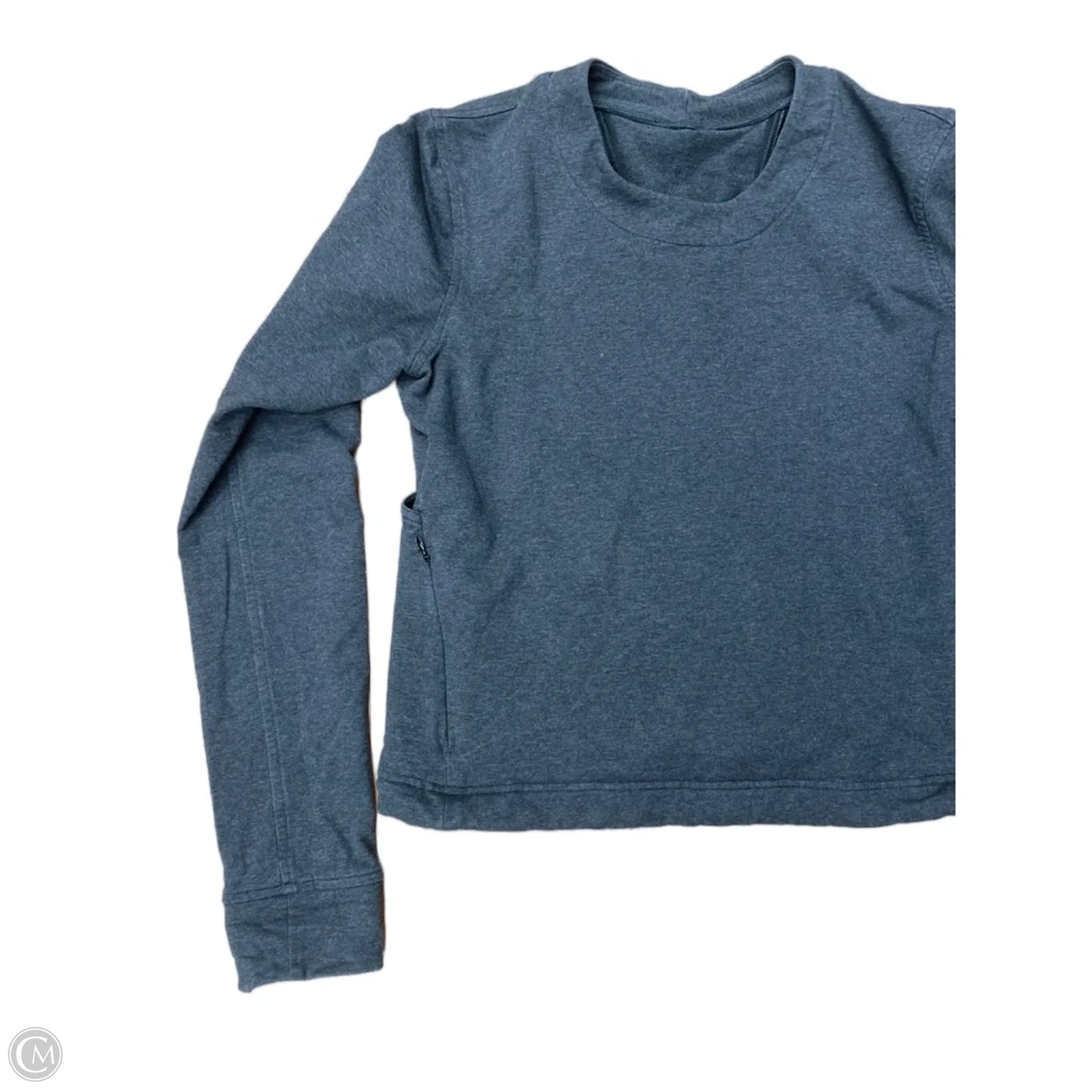 Top Long Sleeve By Lululemon In Grey, Size: S