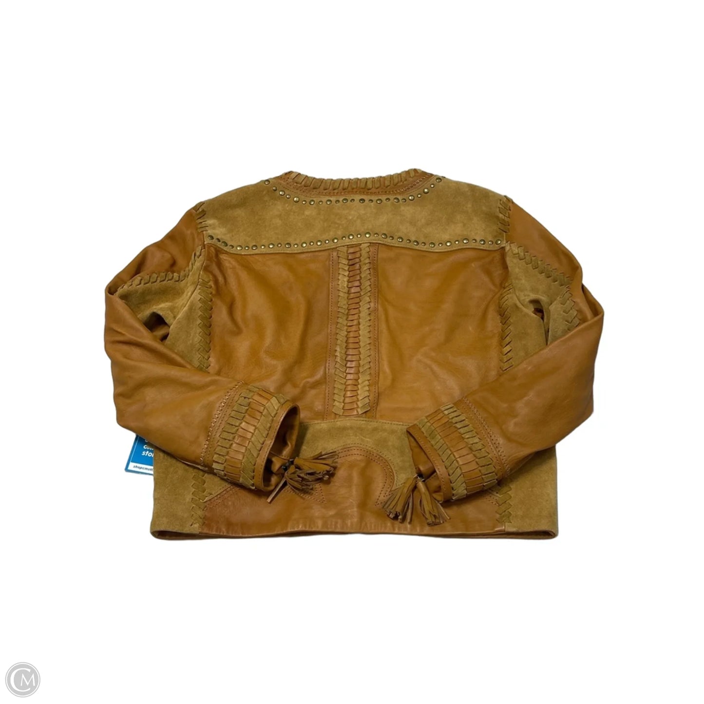 Jacket Designer By Frye In Tan, Size: S