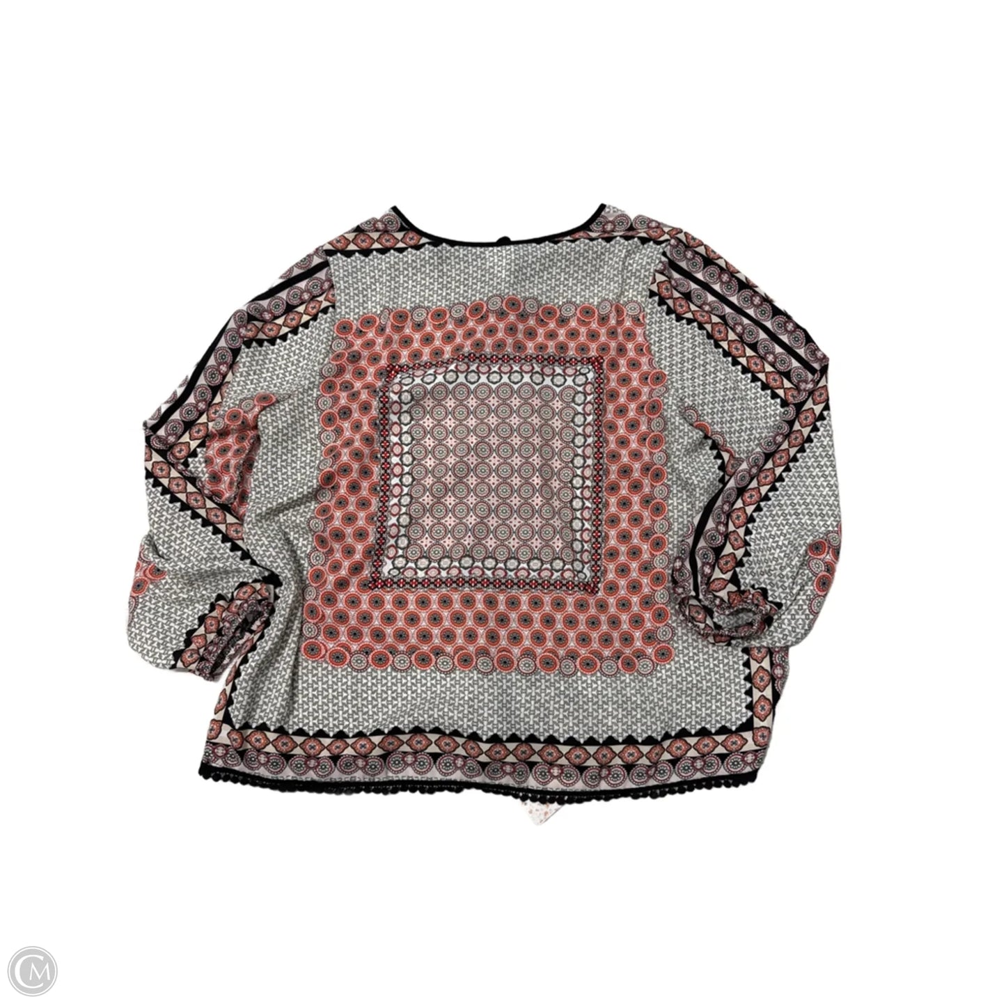 Top Long Sleeve By Dressbarn In Multi-colored, Size: 1x