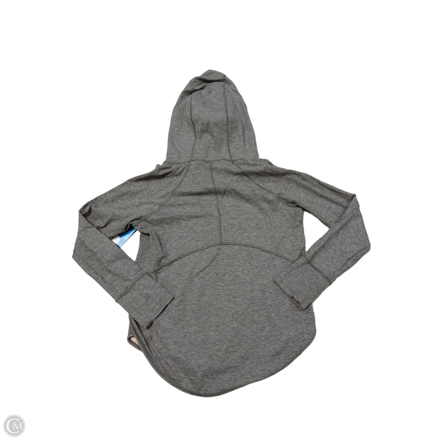 Athletic Jacket By Lululemon In Grey, Size: S