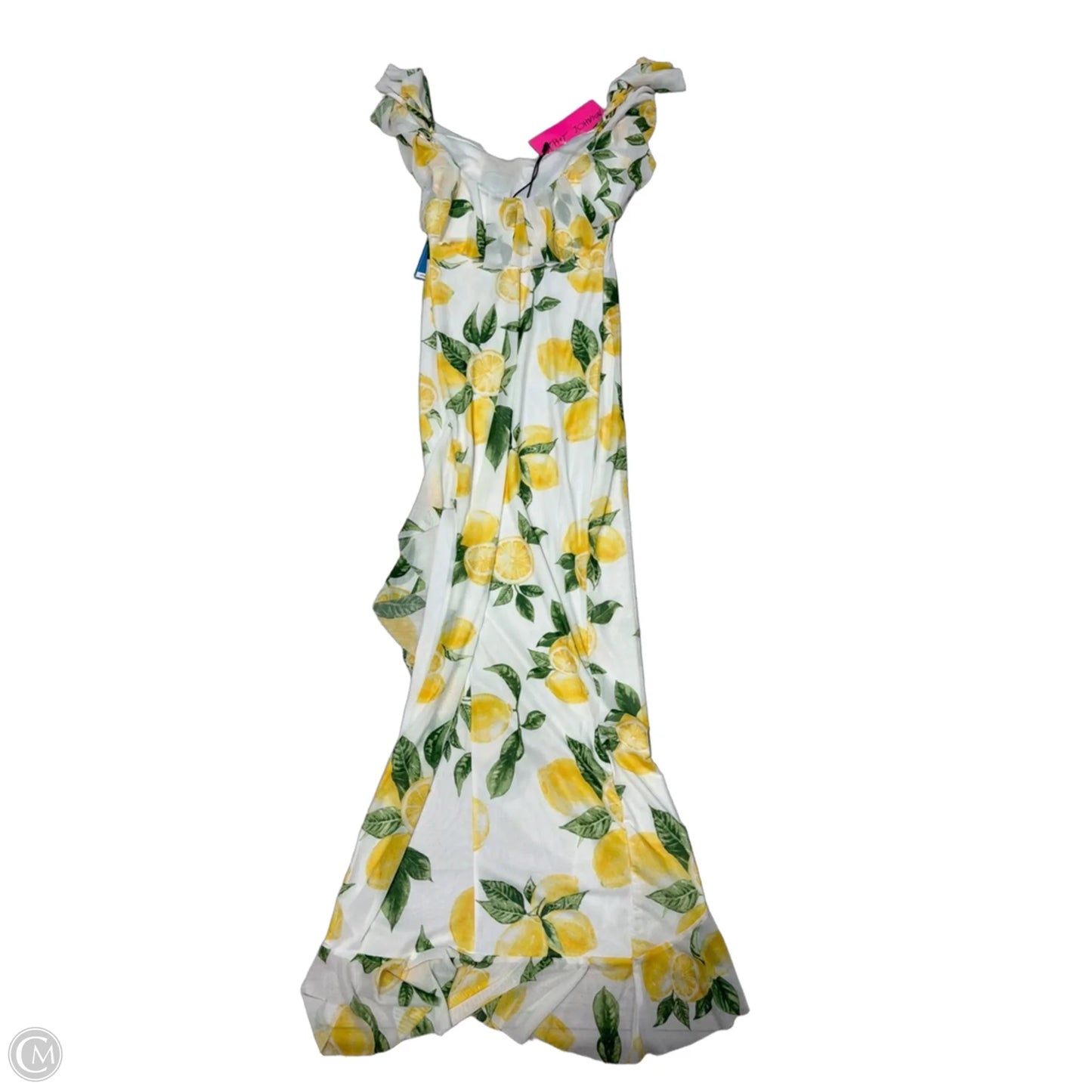 Dress Party Long By Betsey Johnson In White, Size: S