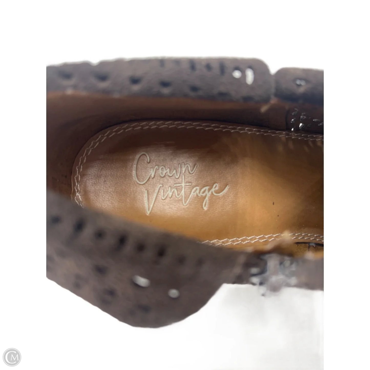 Boots Ankle Heels By Crown Vintage In Brown, Size: 7