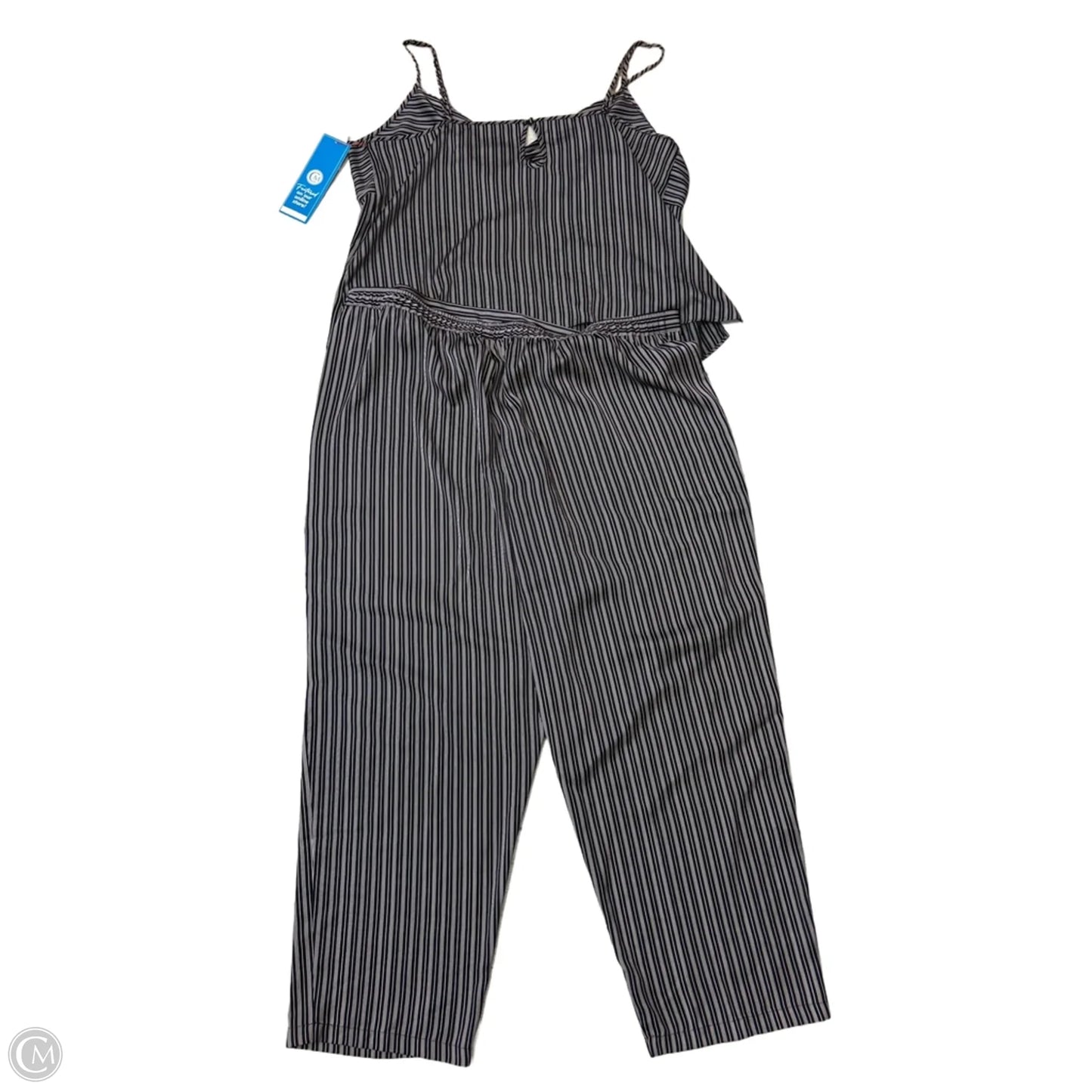 Top 2pc Sleeveless By Inc In Black & Pink, Size: 3x