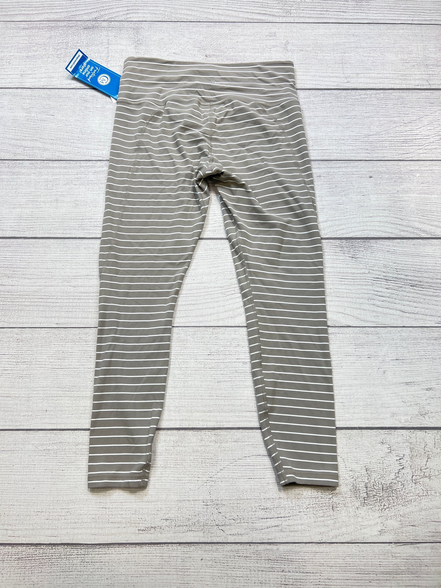 Athletic Leggings By Athleta In Grey, Size: M