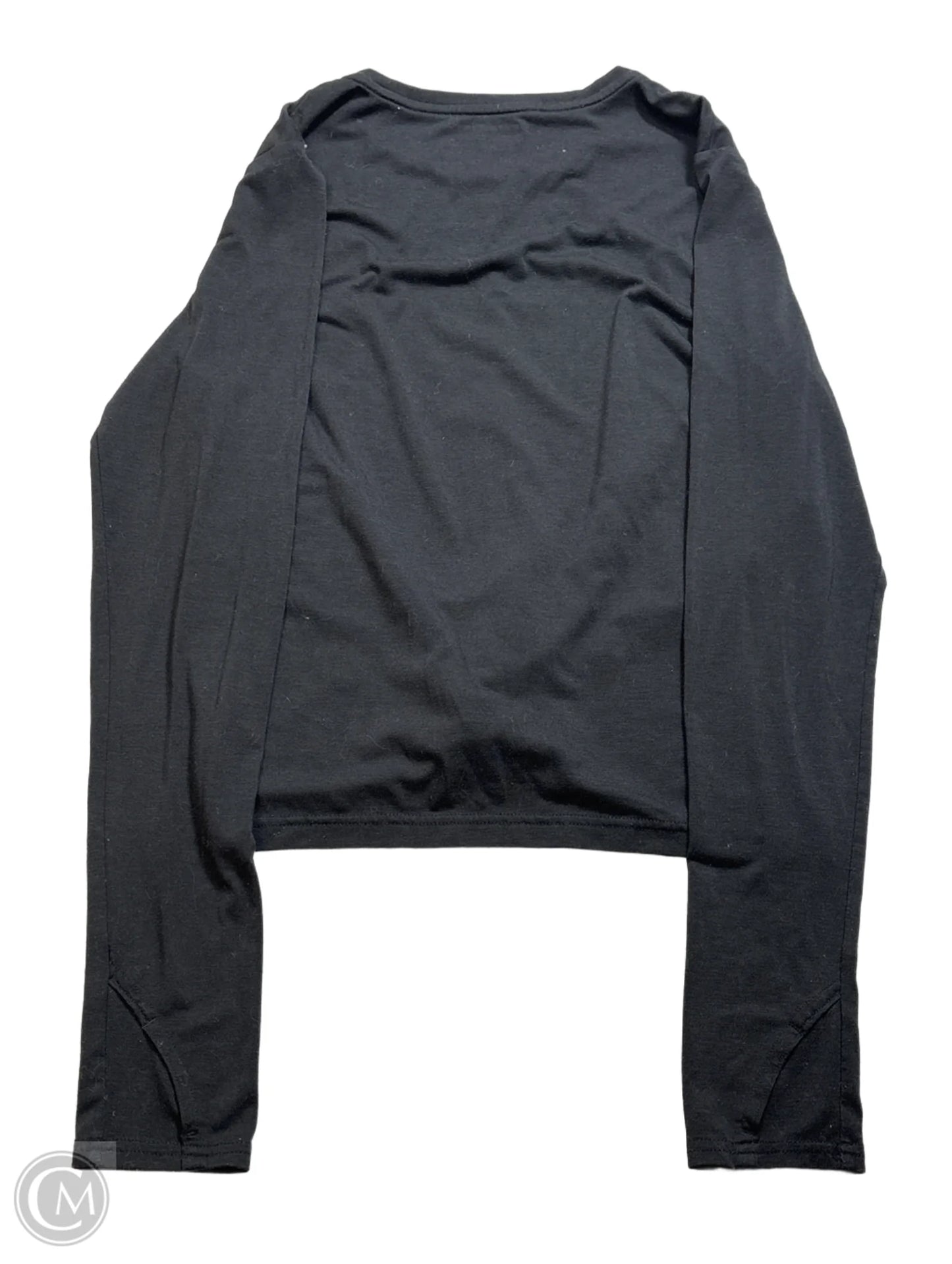 Athletic Top Long Sleeve Crewneck By Athleta In Black, Size: S