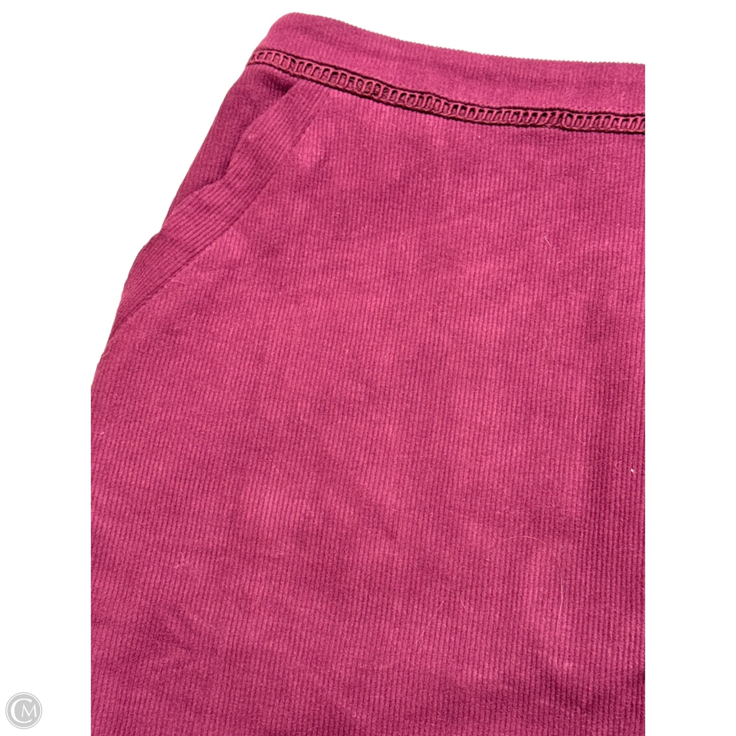 Skirt Mini & Short By Skies Are Blue In Maroon, Size: Mp