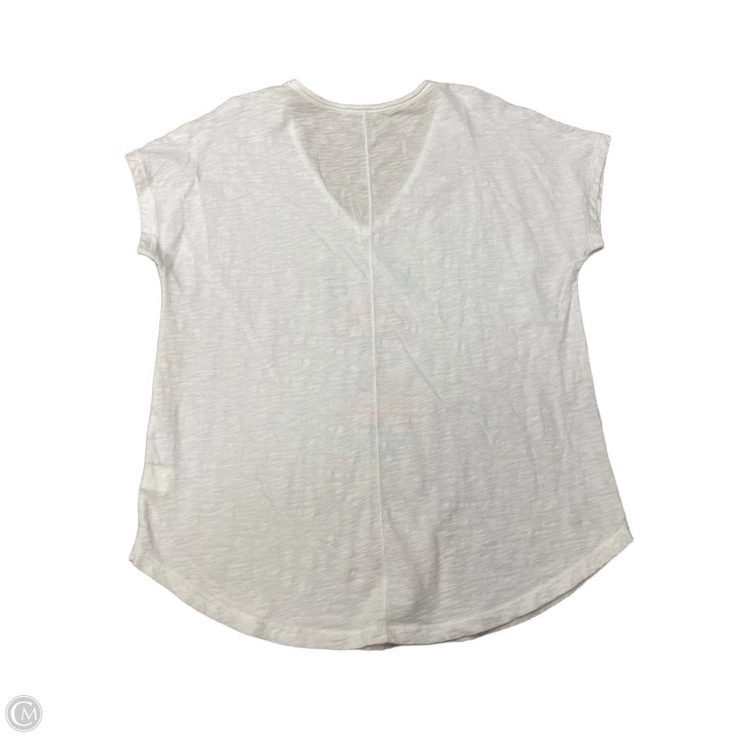 Top Short Sleeve Designer By Lilly Pulitzer In White, Size: S