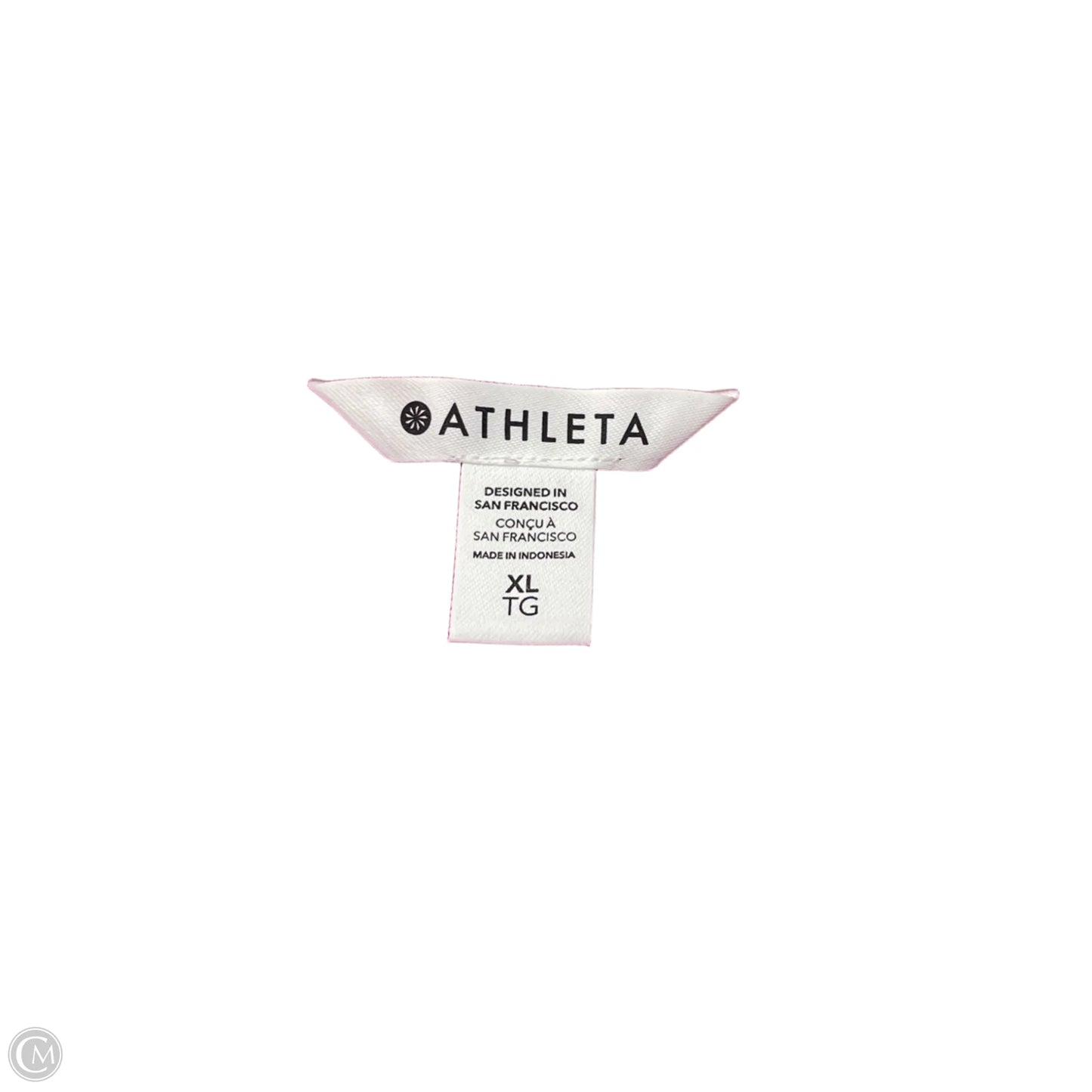 Athletic Top Short Sleeve By Athleta In Pink, Size: Xl