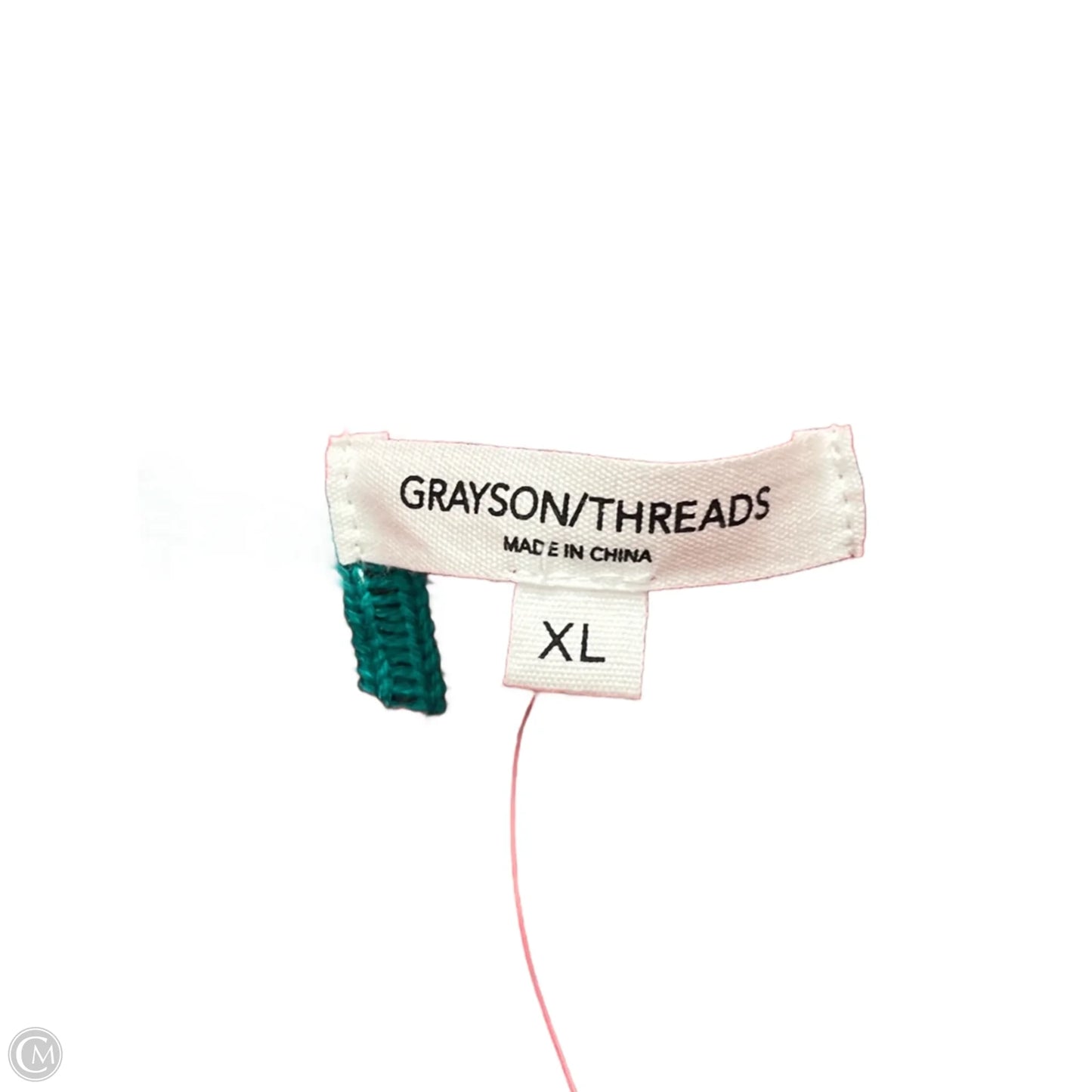 Sweater By Greyson Threads In Pink & Red, Size: Xl