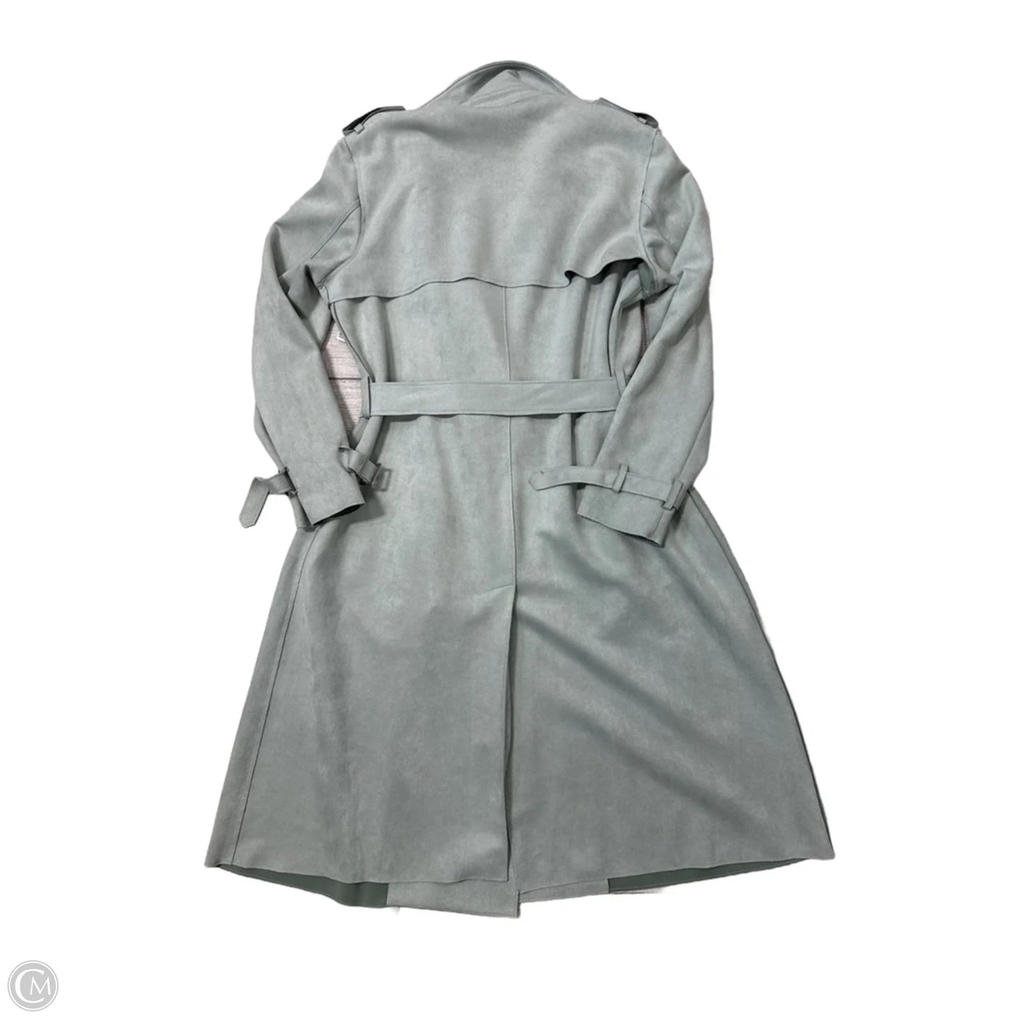 Coat Peacoat By Tahari In Green, Size: Xl