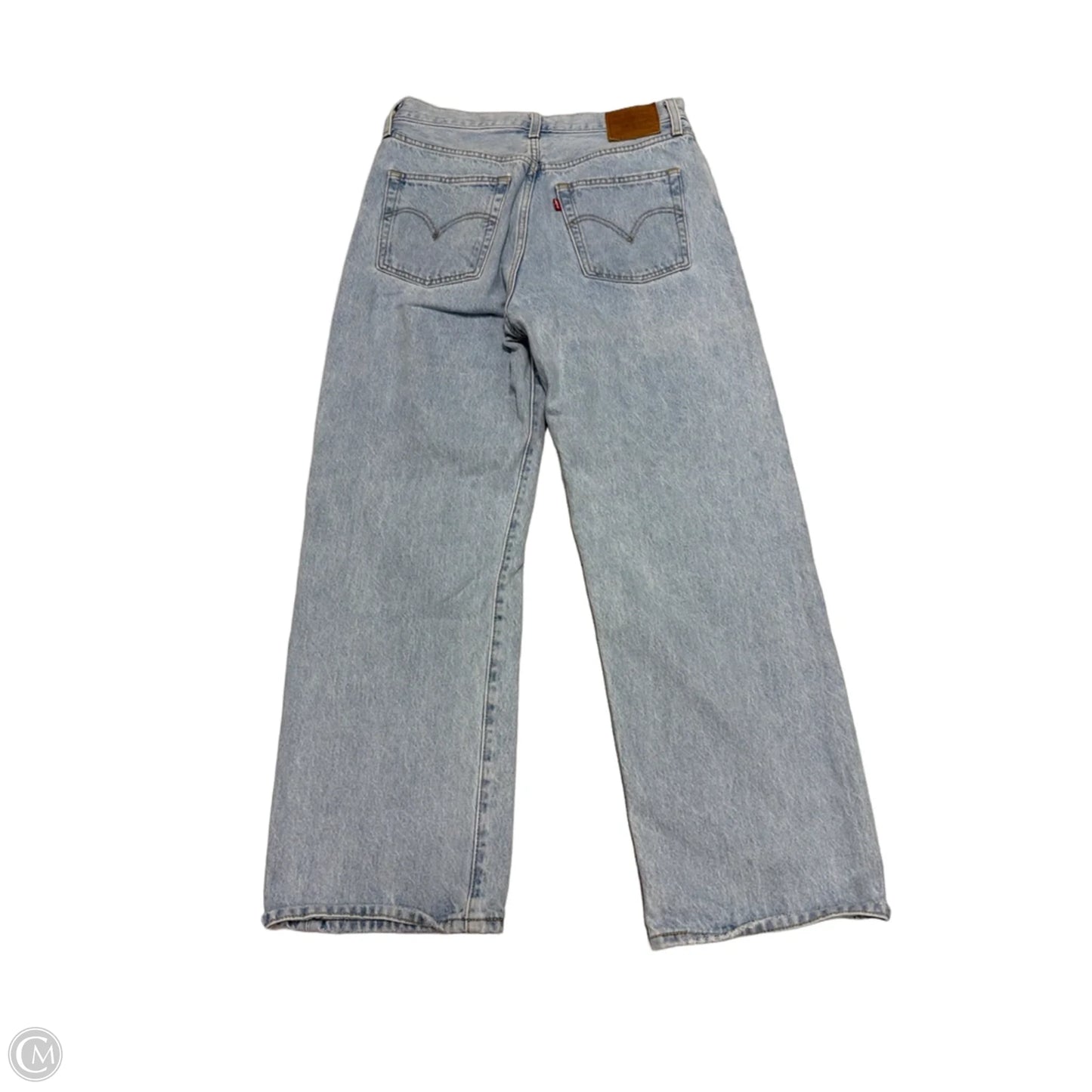 Jeans Straight By Levis In Blue Denim, Size: 8