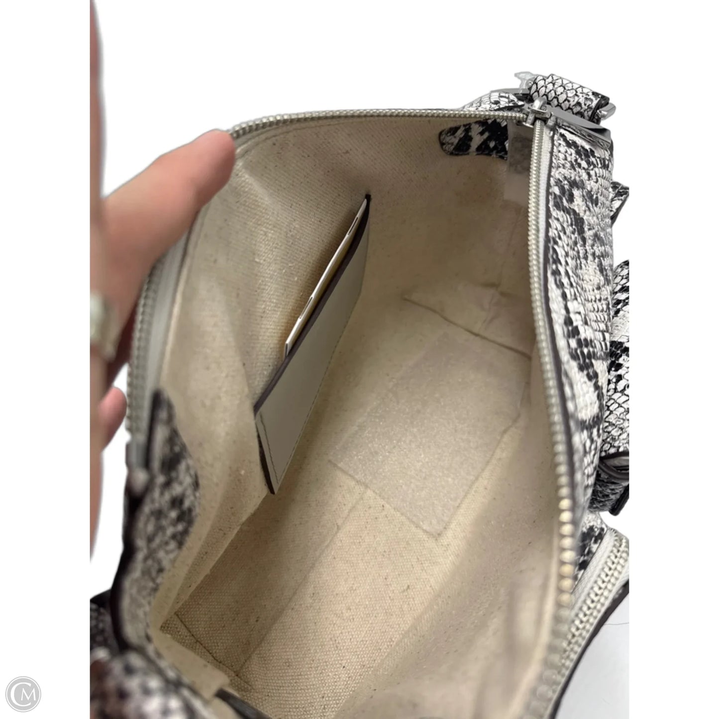 New! Michael Kors Dakota Snakeskin Designer Handbag