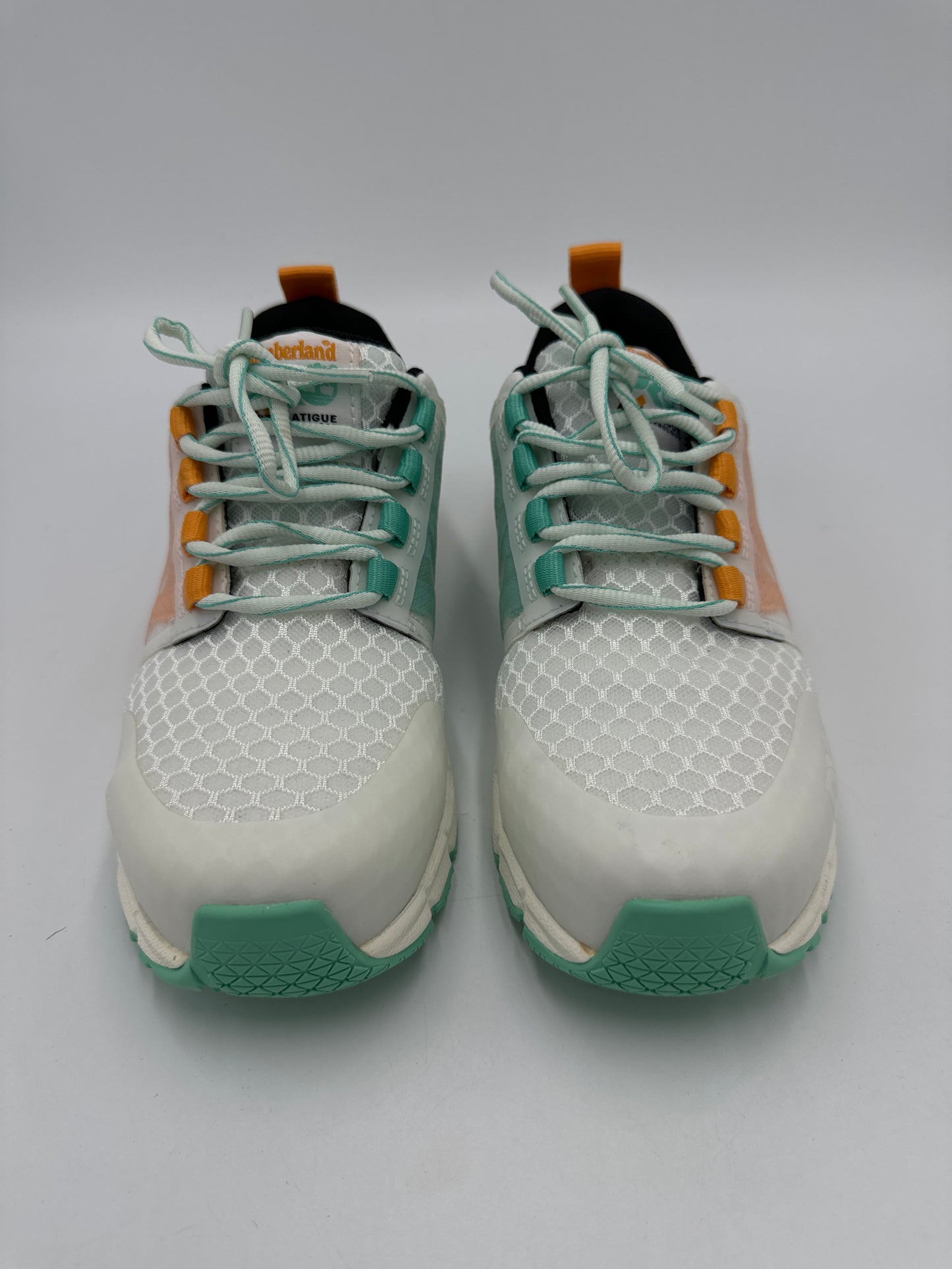 Like New! Athletic Shoes Designer By Timberland In White, Size: 6.5