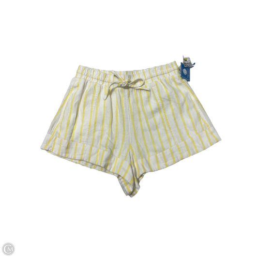 Shorts By Universal Thread In White Yellow, Size: 2