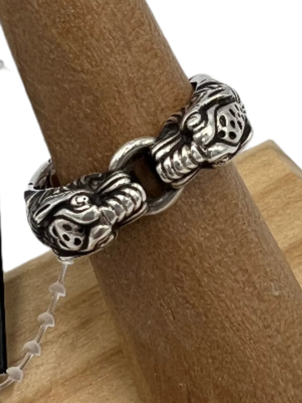 Gucci Tiger Head Designer Ring Size: 6.75