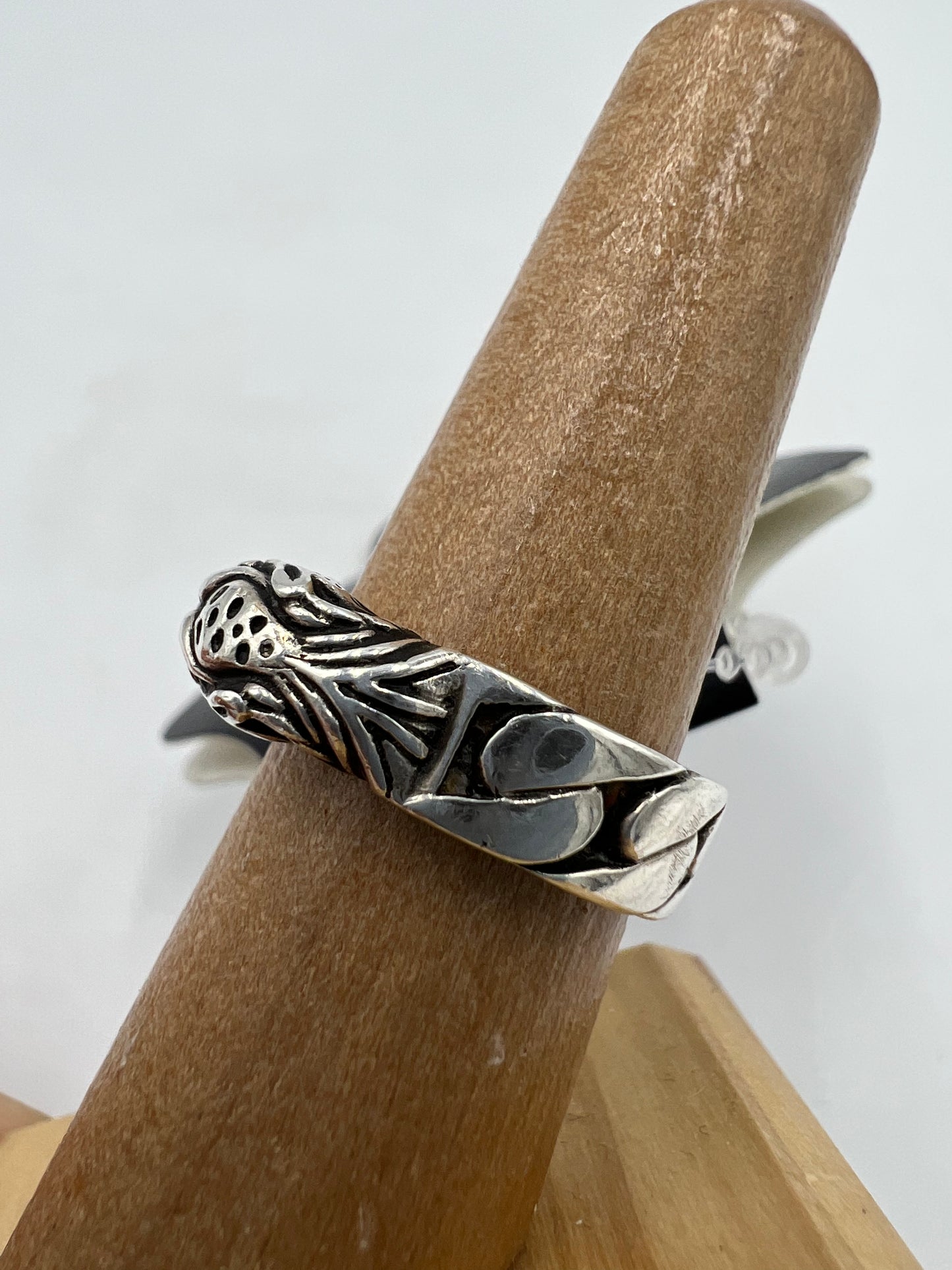 Gucci Tiger Head Designer Ring Size: 6.75