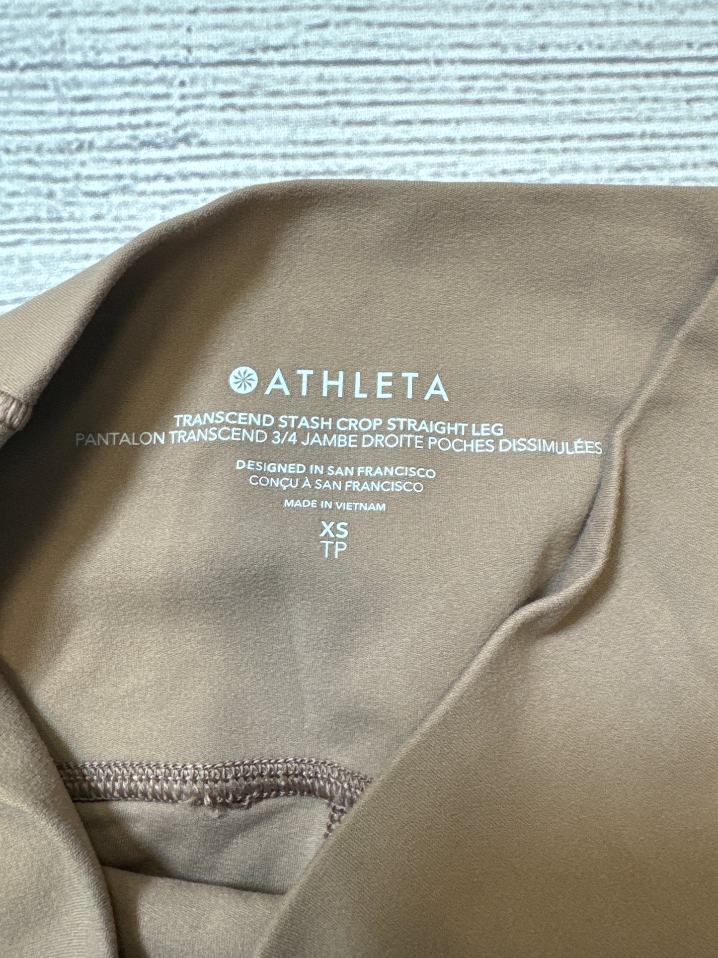 Athletic Capris By Athleta In Brown, Size: Xs