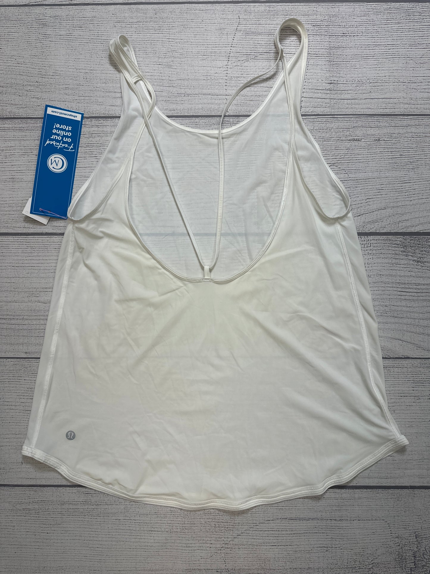 Athletic Tank Top By Lululemon In Cream, Size: M