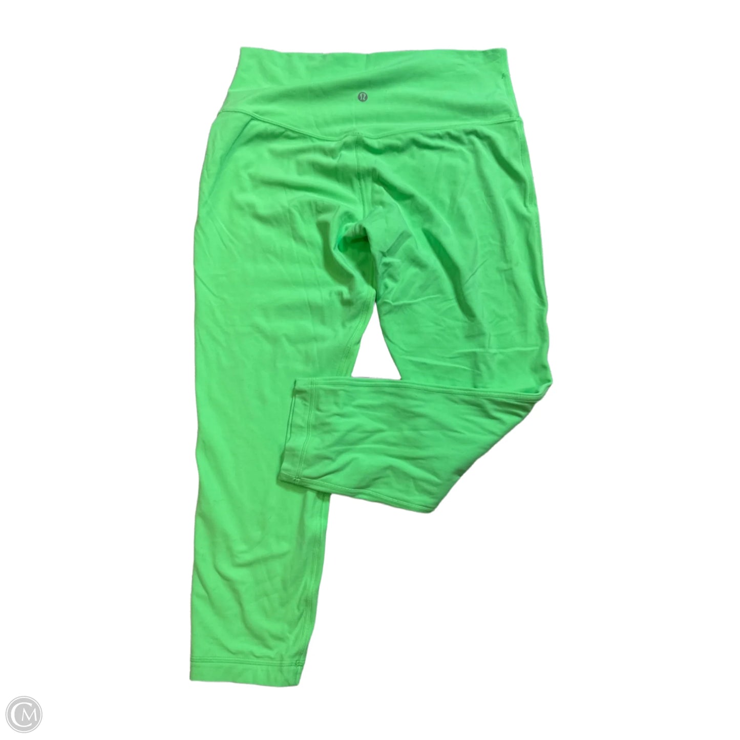 Athletic Capris By Lululemon In Green, Size: L