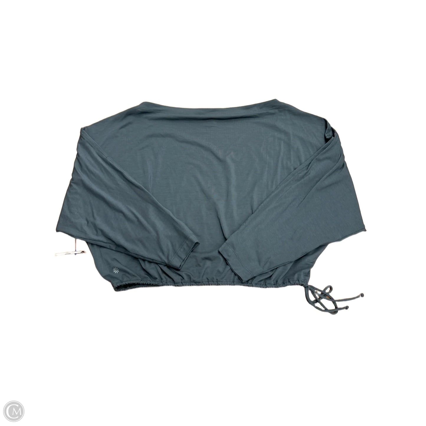 Athletic Top Long Sleeve Crewneck By Athleta In Grey, Size: L