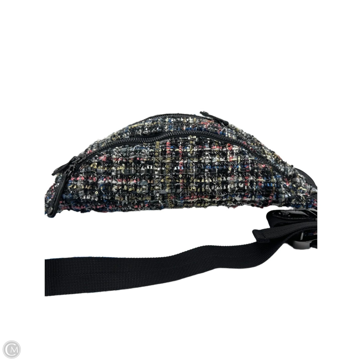 MZ Wallace Designer Multi Tweed Micro Crossbody Sling Bag