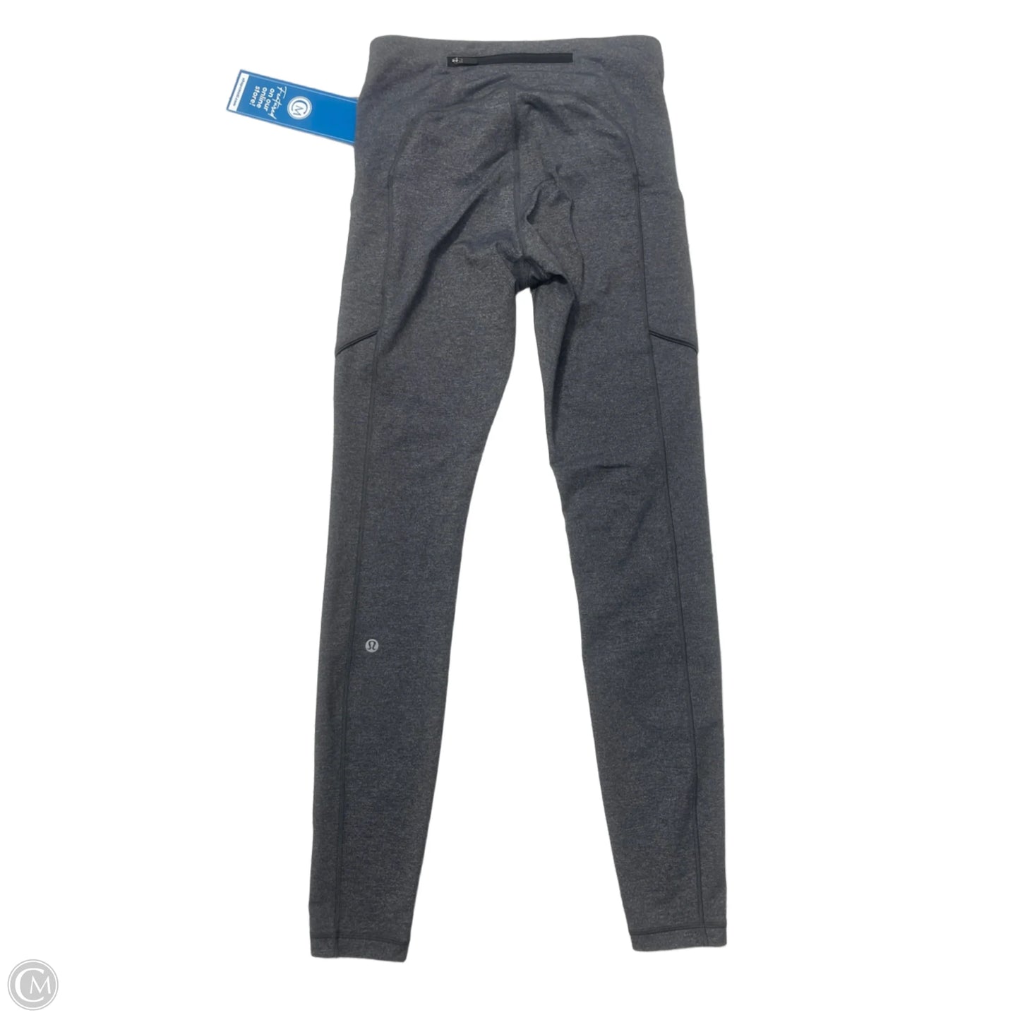 Athletic Leggings By Lululemon In Grey, Size: S