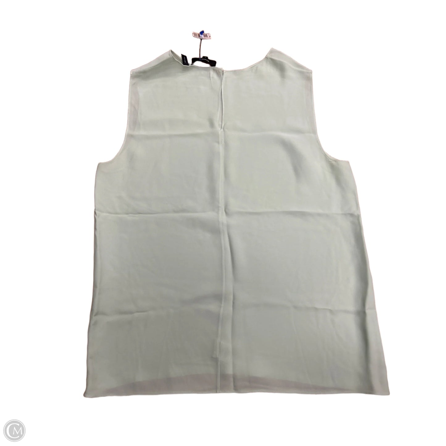 Top Sleeveless By Theory In Green, Size: S