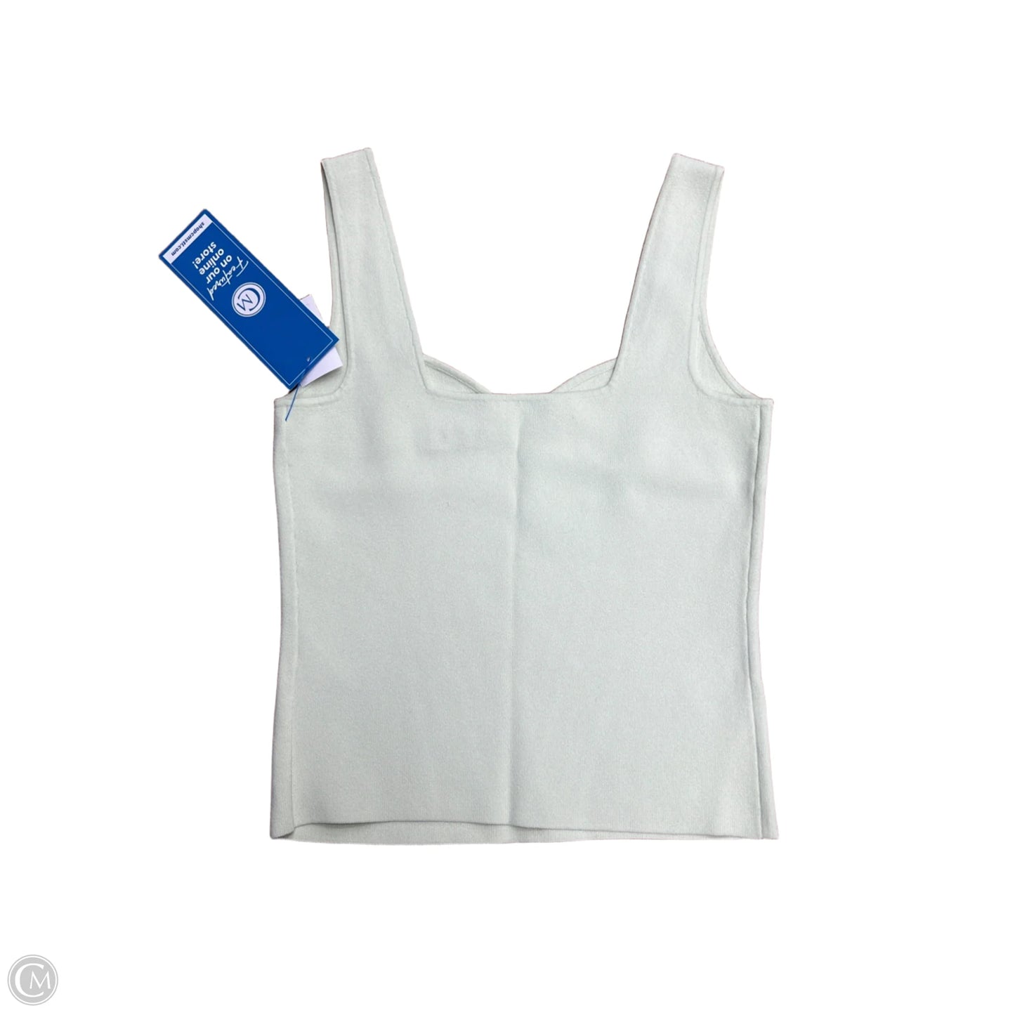 Top Sleeveless By Vince In Green, Size: S