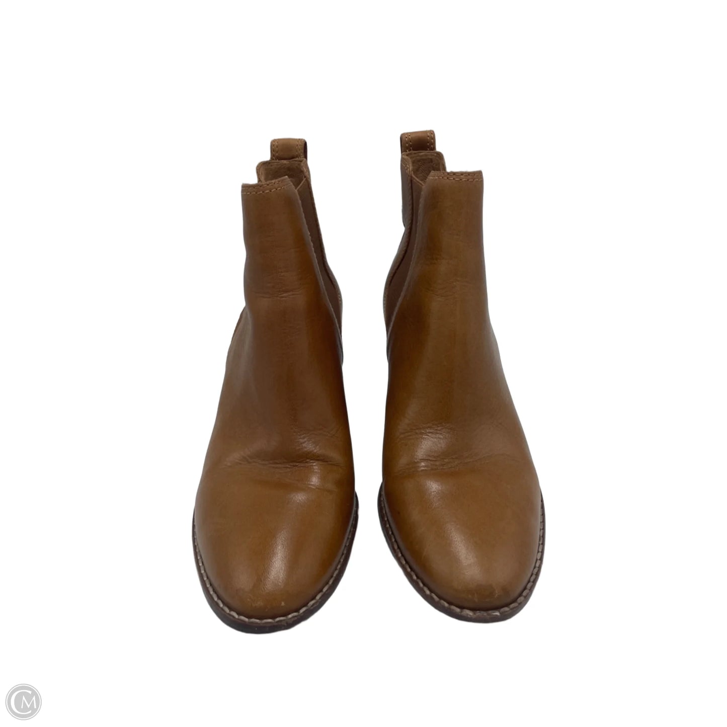 Boots Ankle Heels By Madewell In Tan, Size: 7.5