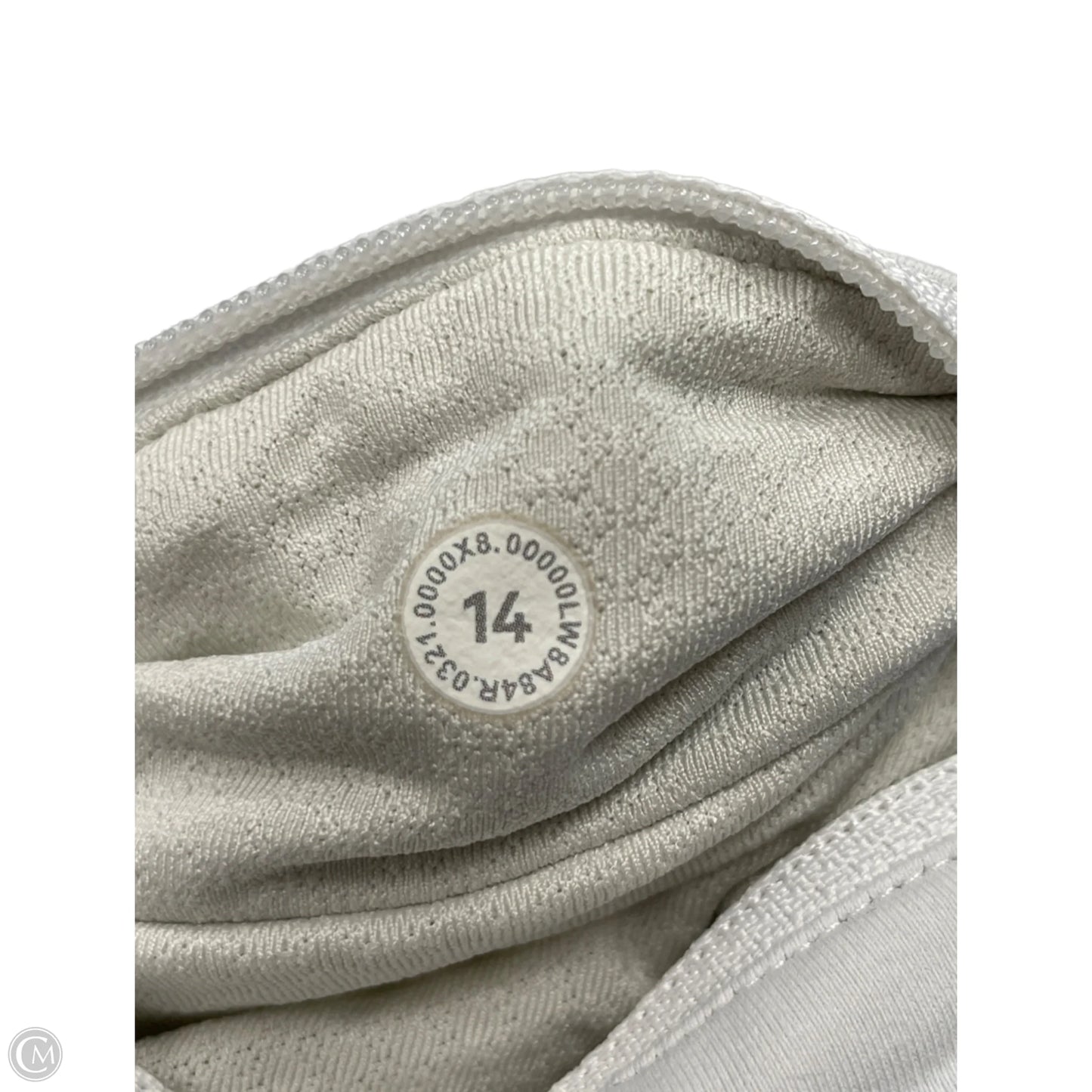 Athletic Skort By Lululemon In White, Size: L