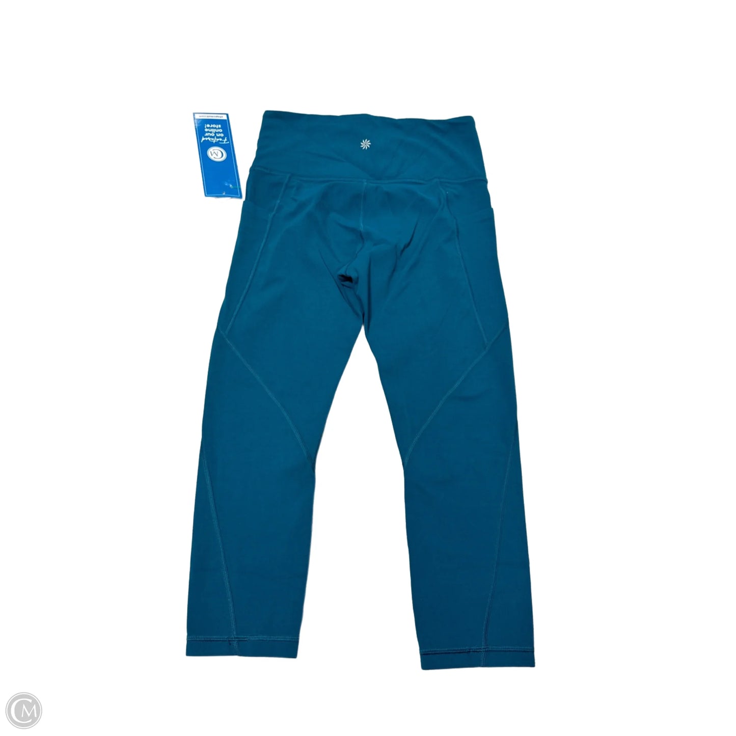 Athletic Capris By Athleta In Teal, Size: S