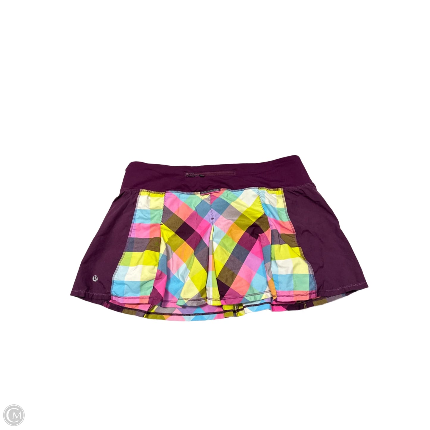 Athletic Skort By Lululemon In Multi-colored, Size: M