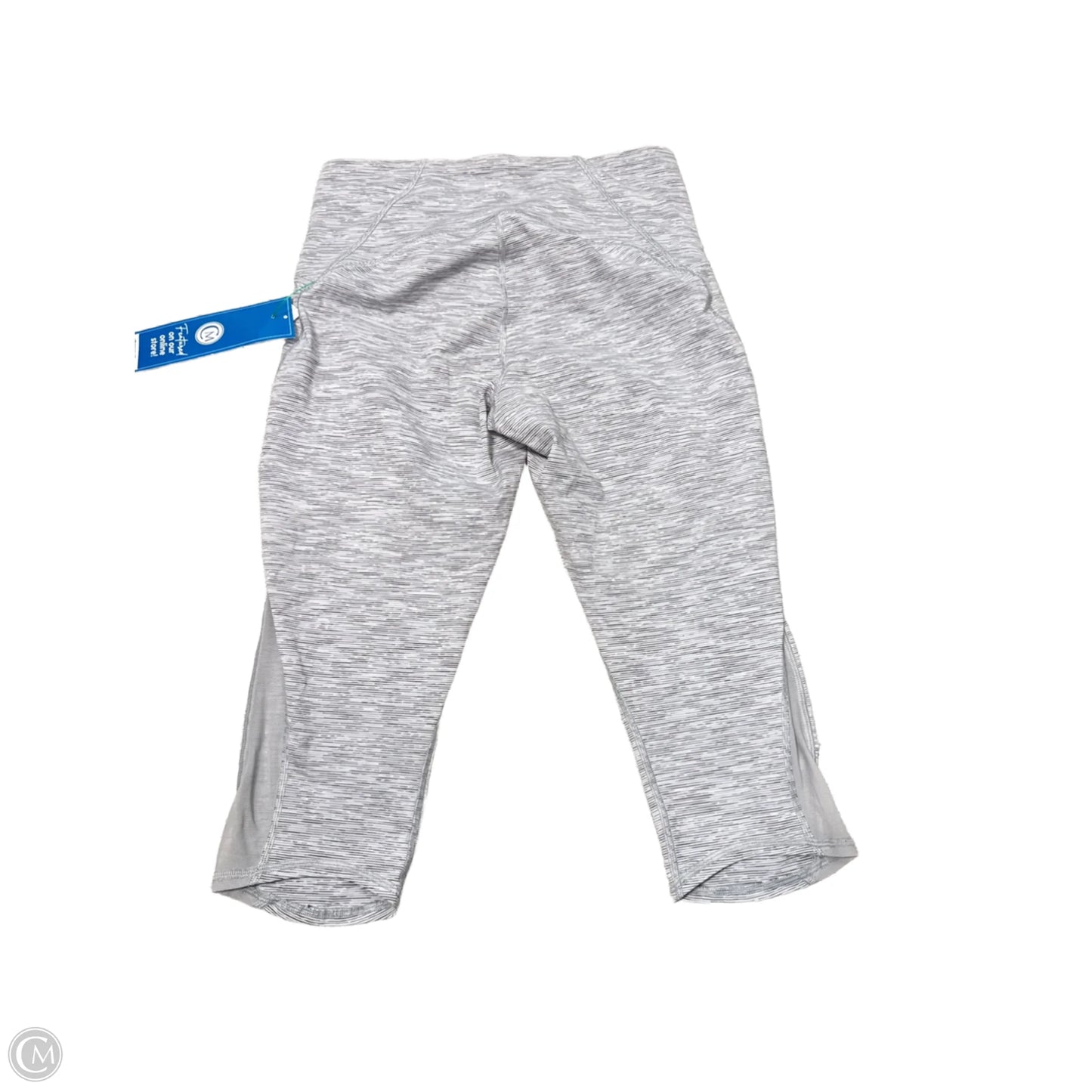 Athletic Capris By Lululemon In Grey, Size: M
