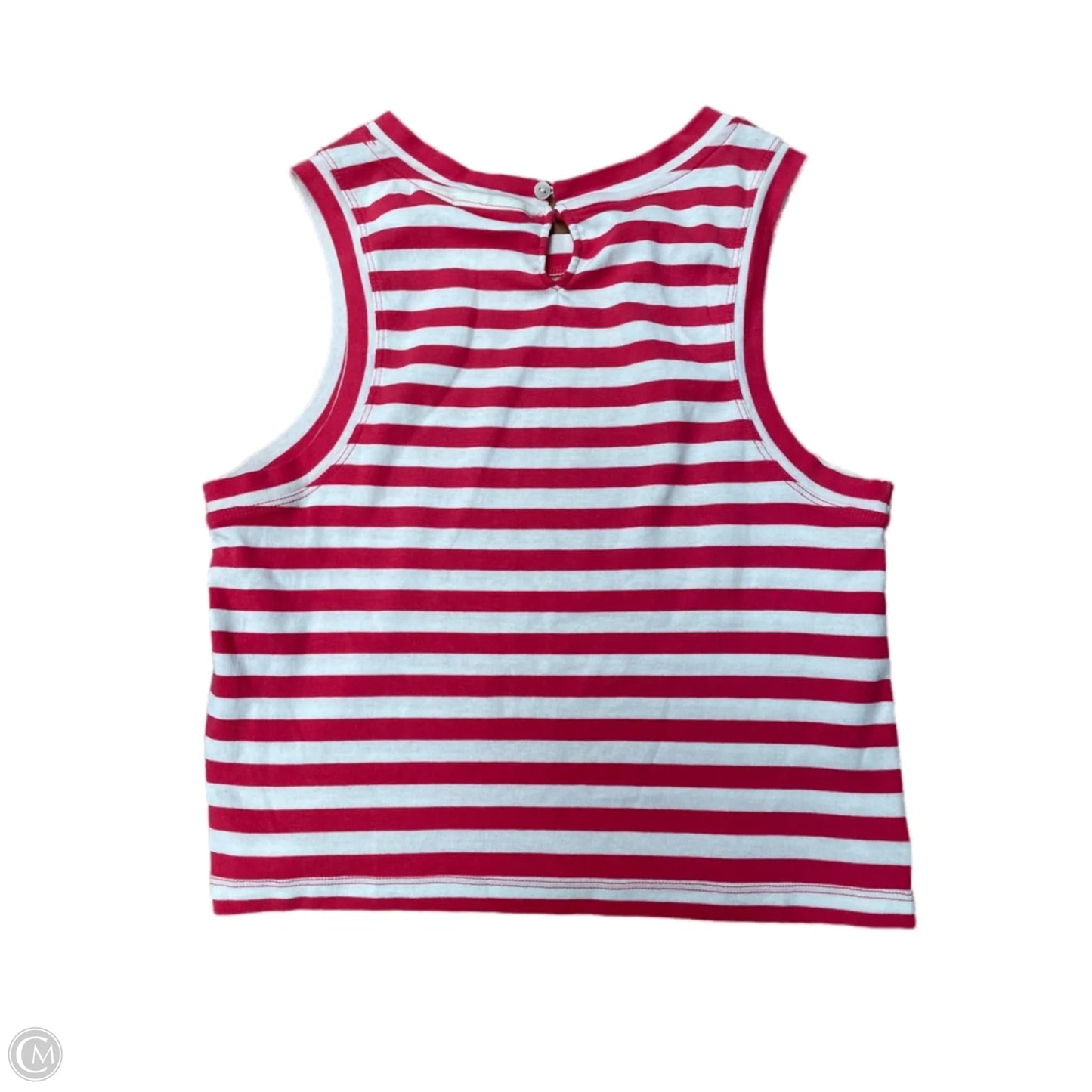 Top Sleeveless By Maeve In Striped Pattern, Size: S