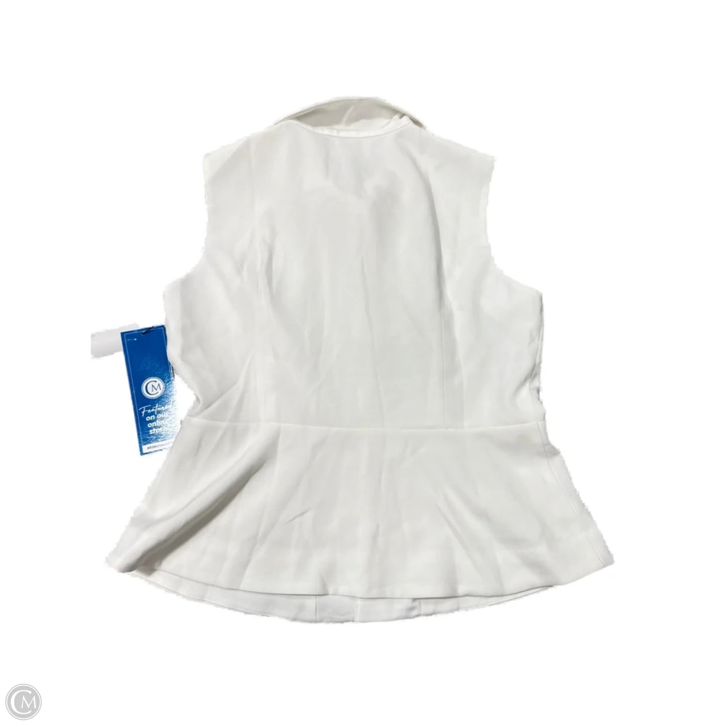 New! Top Sleeveless By Commense In White, Size: Xl