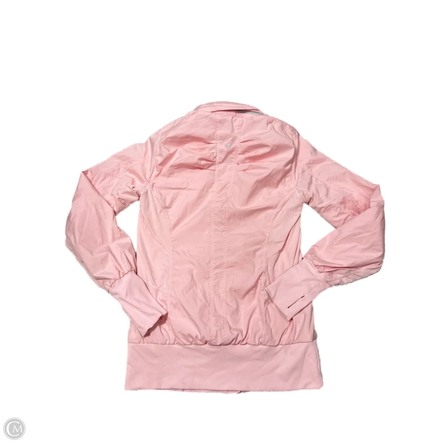 Athletic Jacket By Lululemon In Pink, Size: M