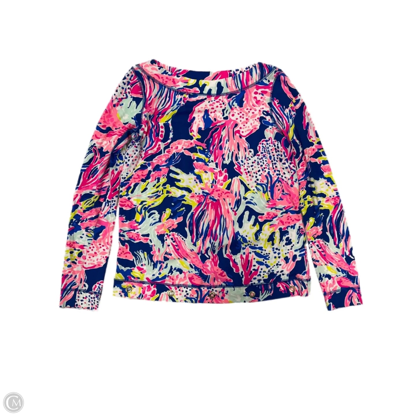 Top Long Sleeve Designer By Lilly Pulitzer In Multi-colored, Size: Xs