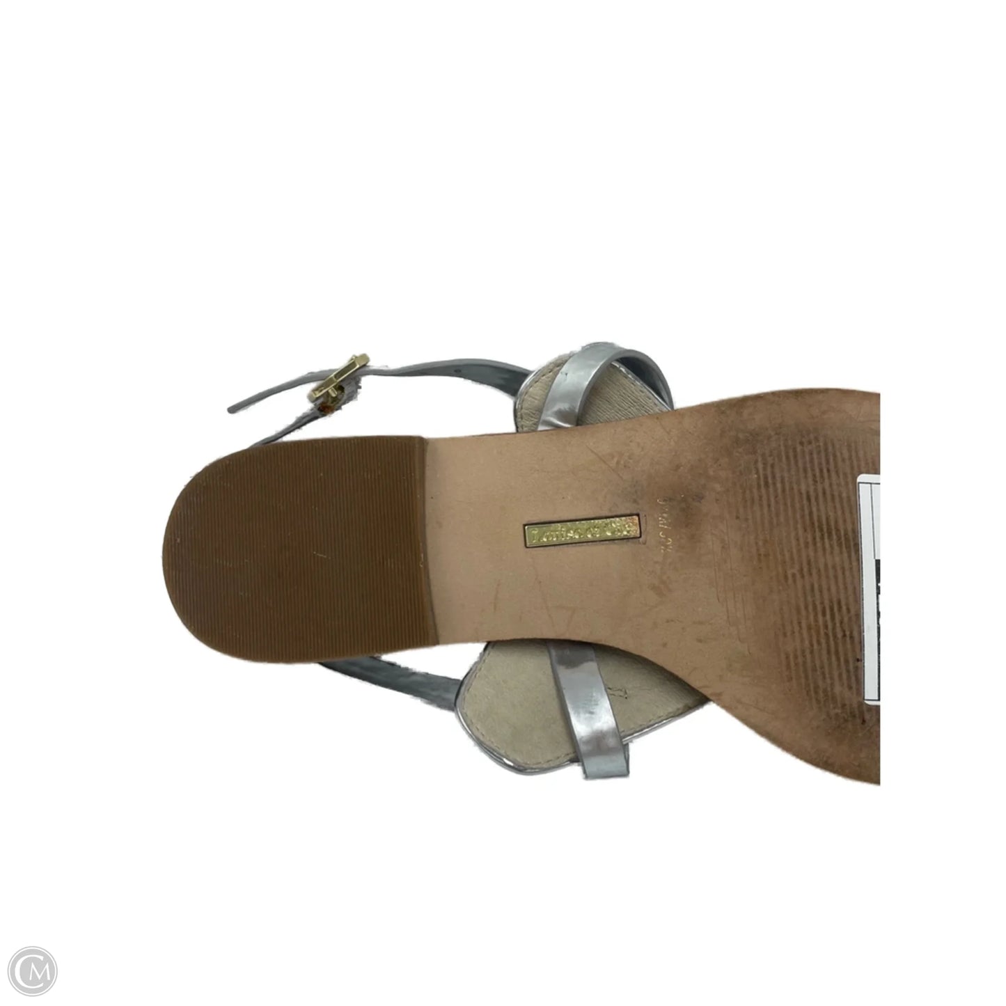 Sandals Flats By Louise Et Cie In Silver, Size: 9.5