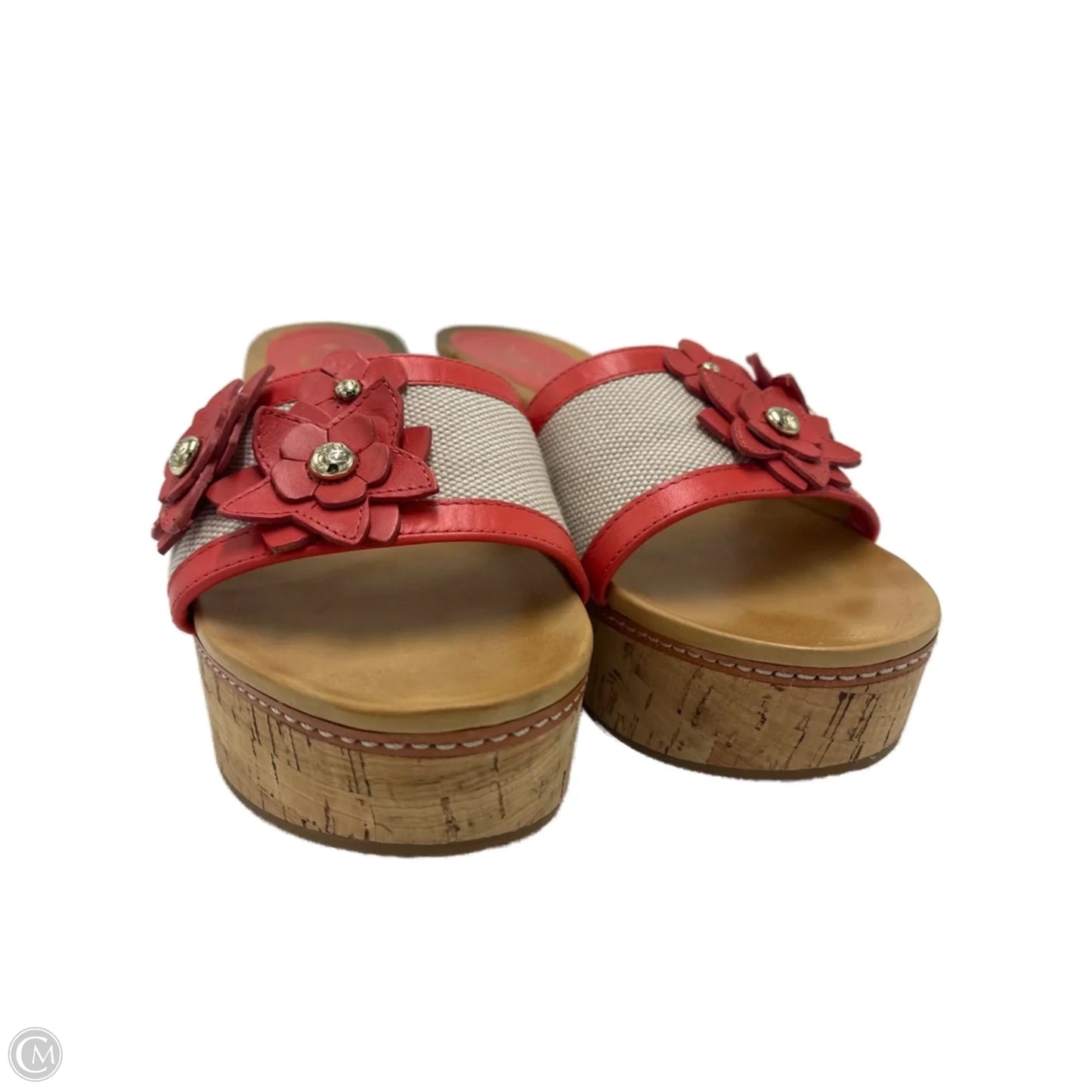 Shoes Designer By Coach In Coral, Size: 9