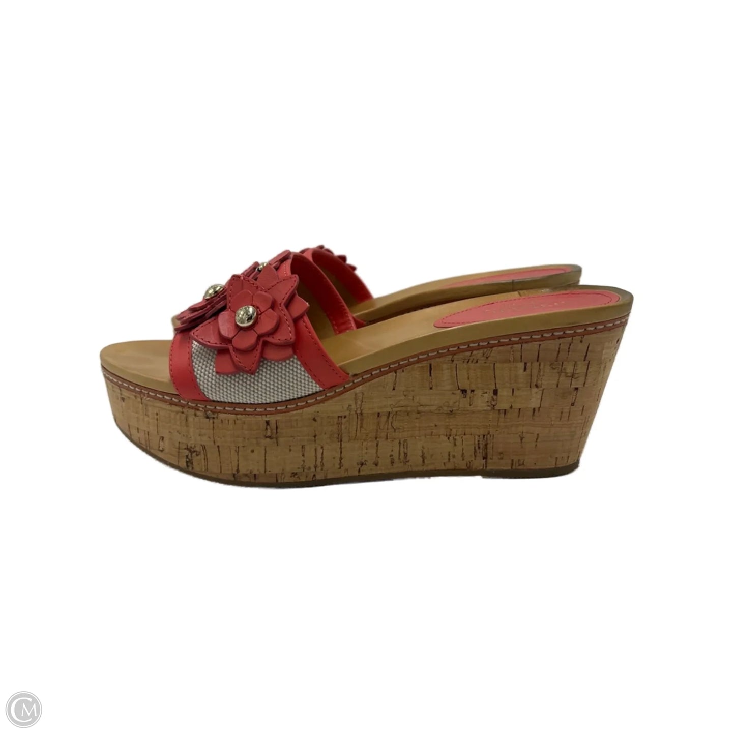 Shoes Designer By Coach In Coral, Size: 9