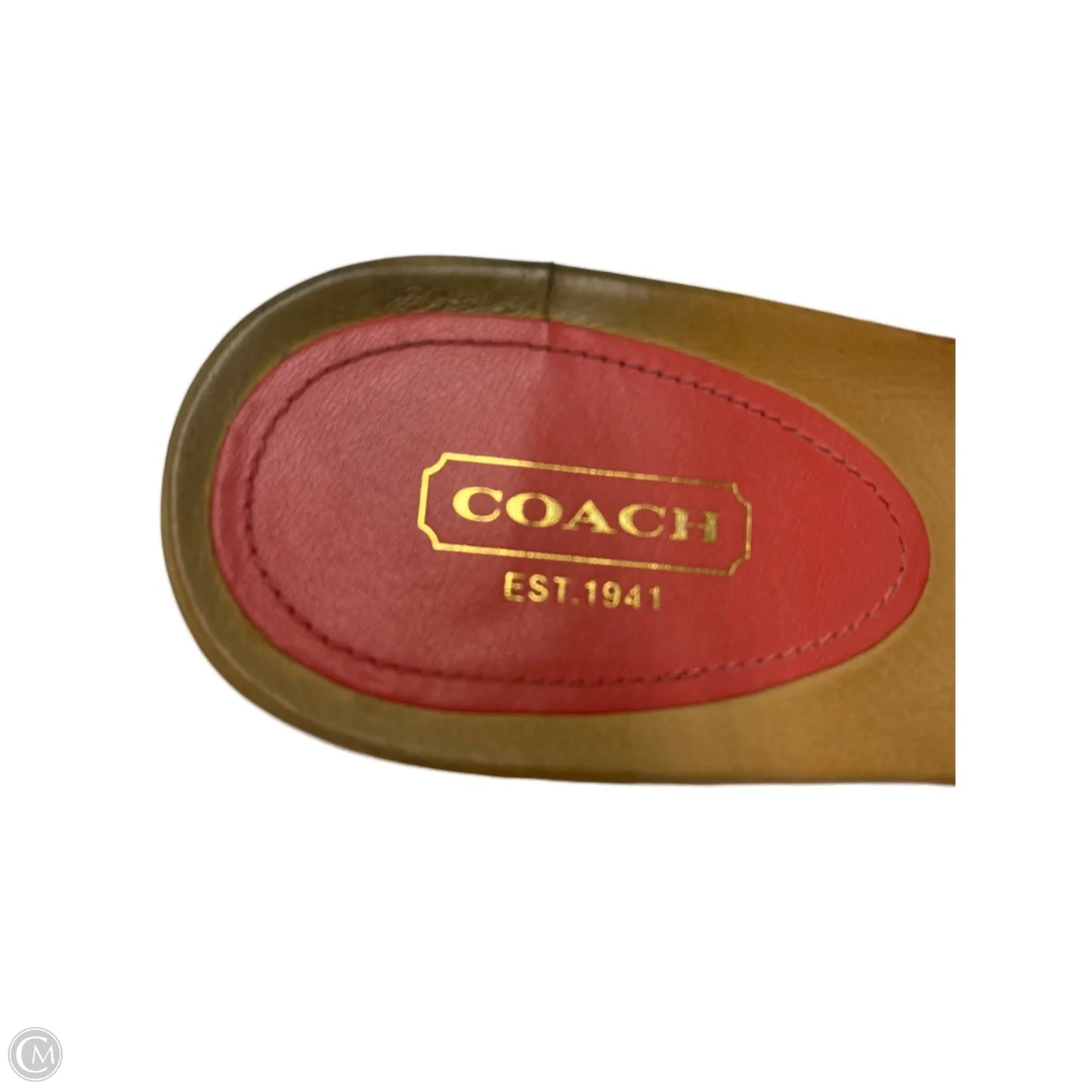 Shoes Designer By Coach In Coral, Size: 9