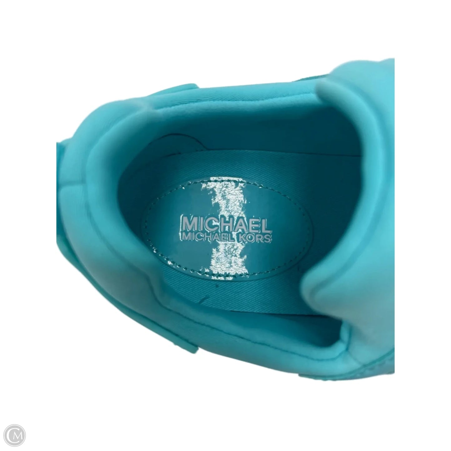 LIKE NEW! Shoes Designer By Michael Kors In Blue, Size: 9