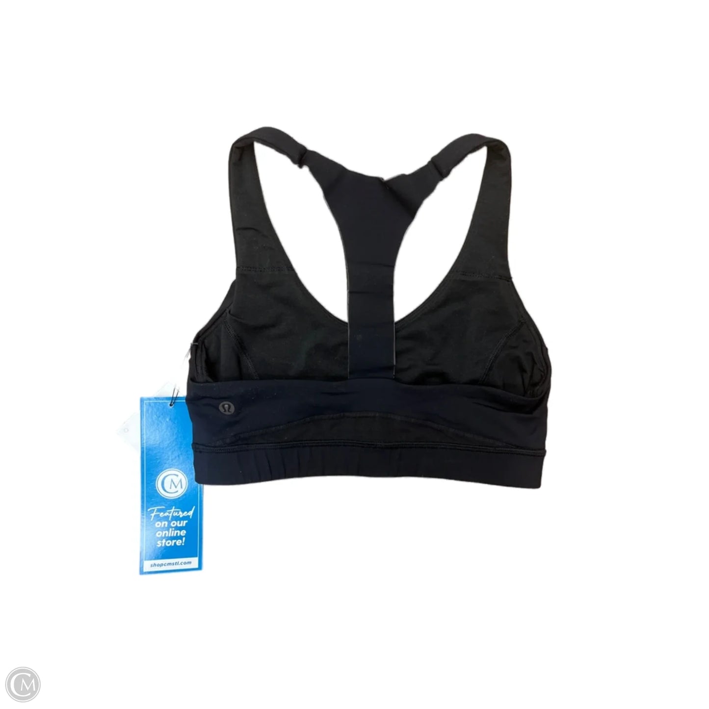 Athletic Bra By Lululemon In Black, Size: Xs